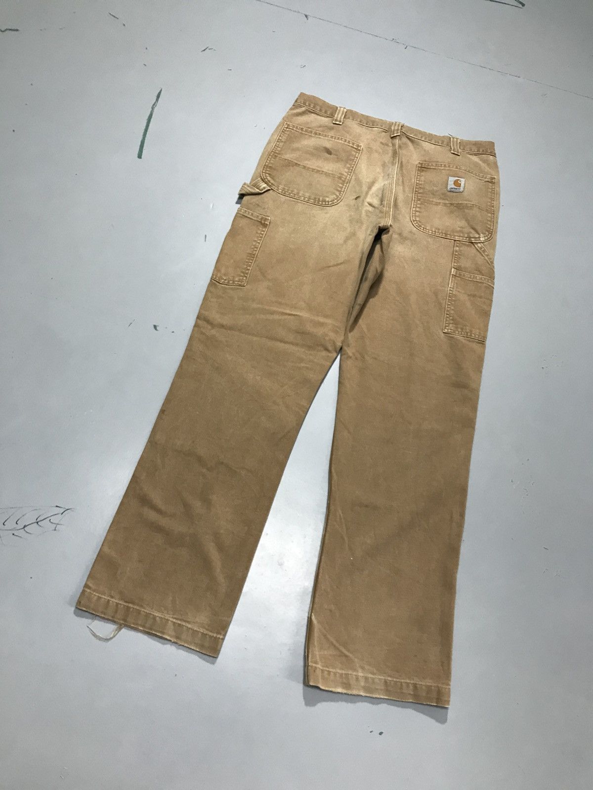 Carhartt Vintage carhartt distressed double knee workwear Size US 34 / EU 50 - 8 Thumbnail