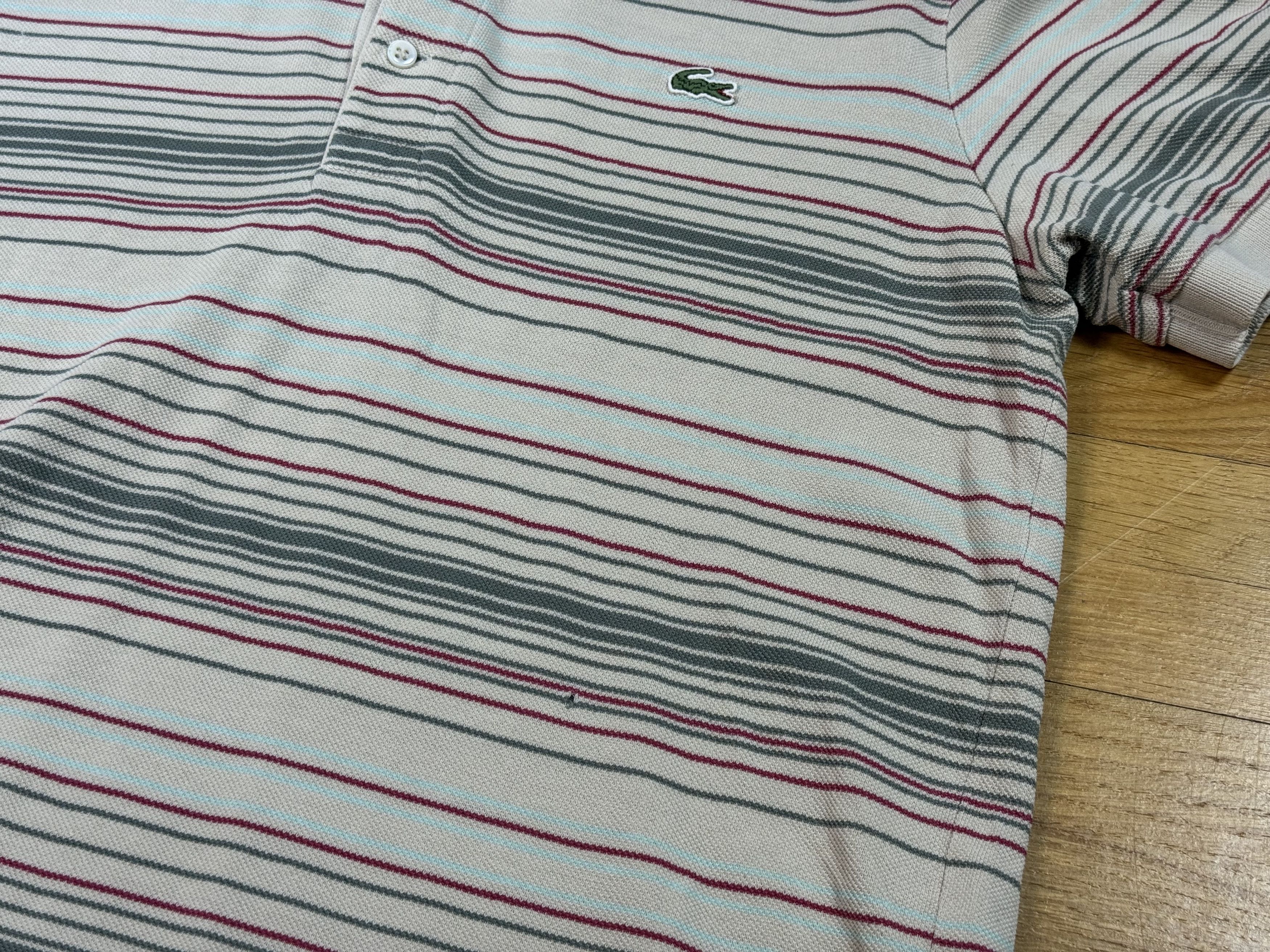 Lacoste Vintage beige polo t-shirt LACOSTE Size US S / EU 44-46 / 1 - 4 Thumbnail