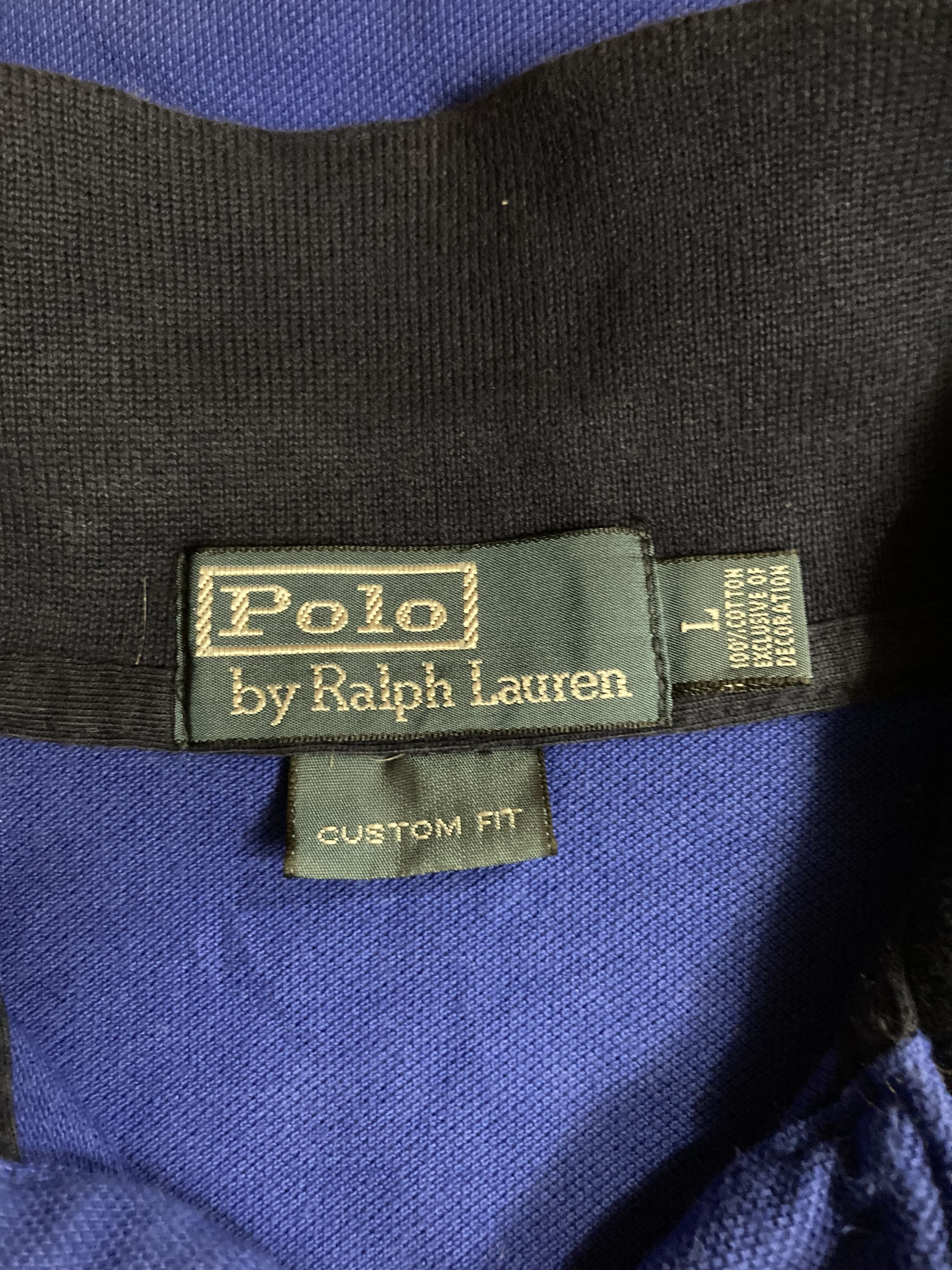 Polo Ralph Lauren Polo by Ralph Lauren New York 67 Big Logo #3 Blue Polo Shirt Size US L / EU 52-54 / 3 - 3 Thumbnail