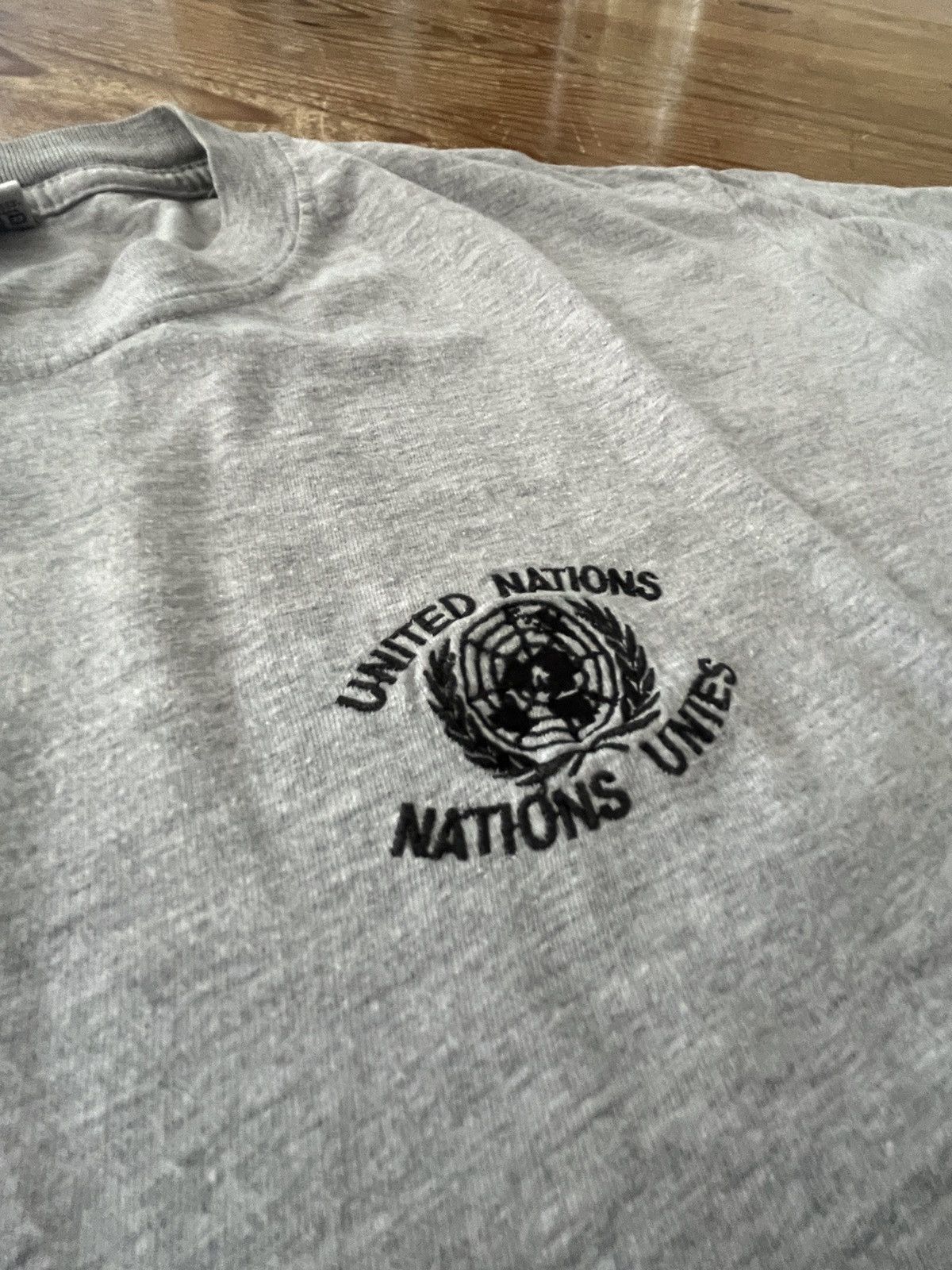 Jerzees United Nations (UN) vintage tee Size US XL / EU 56 / 4 - 3 Thumbnail