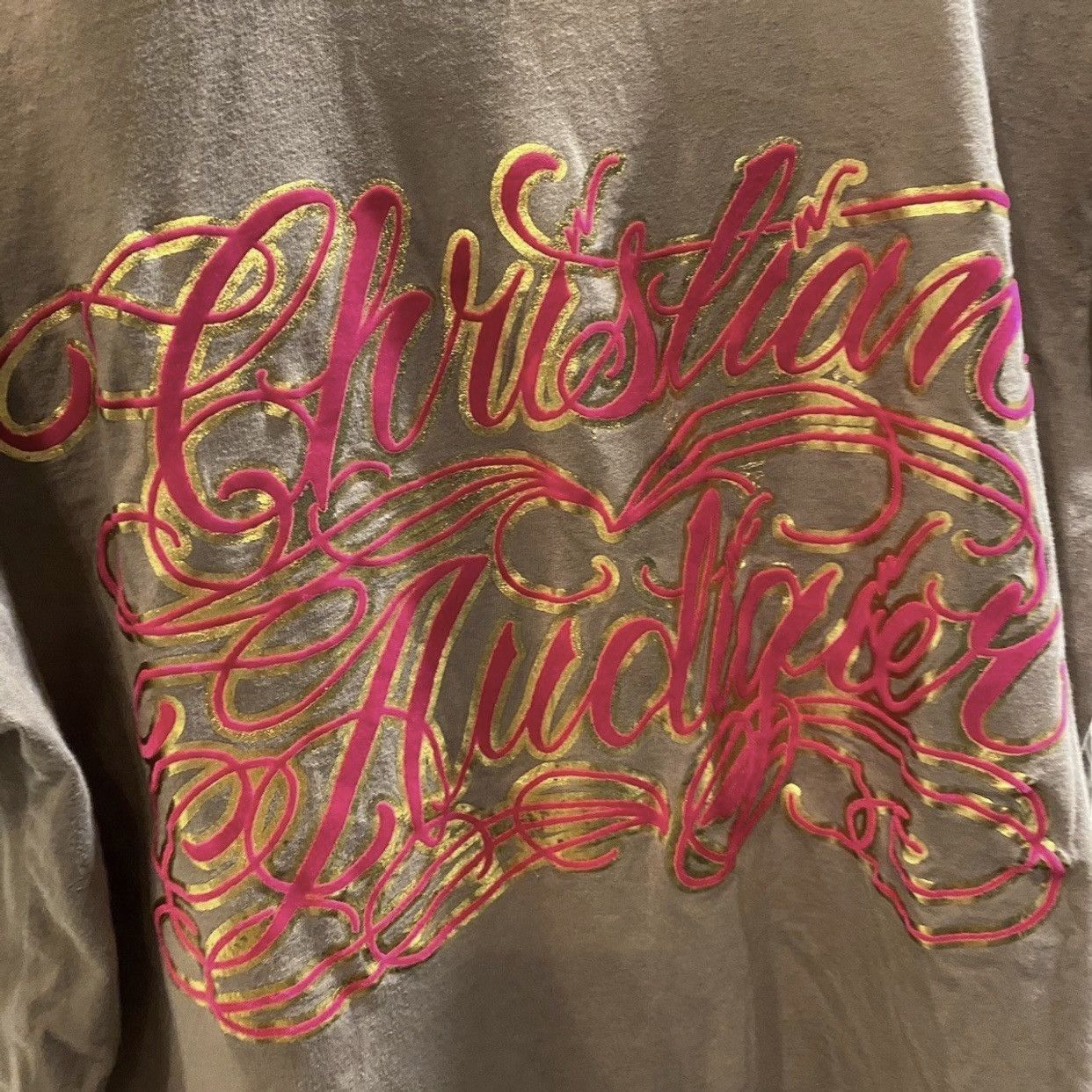 Christian Audigier × Ed Hardy × Los Angeles Apparel Christian Audigier Los Angeles Men’s T-Shirt Size L Size US L / EU 52-54 / 3 - 3 Thumbnail