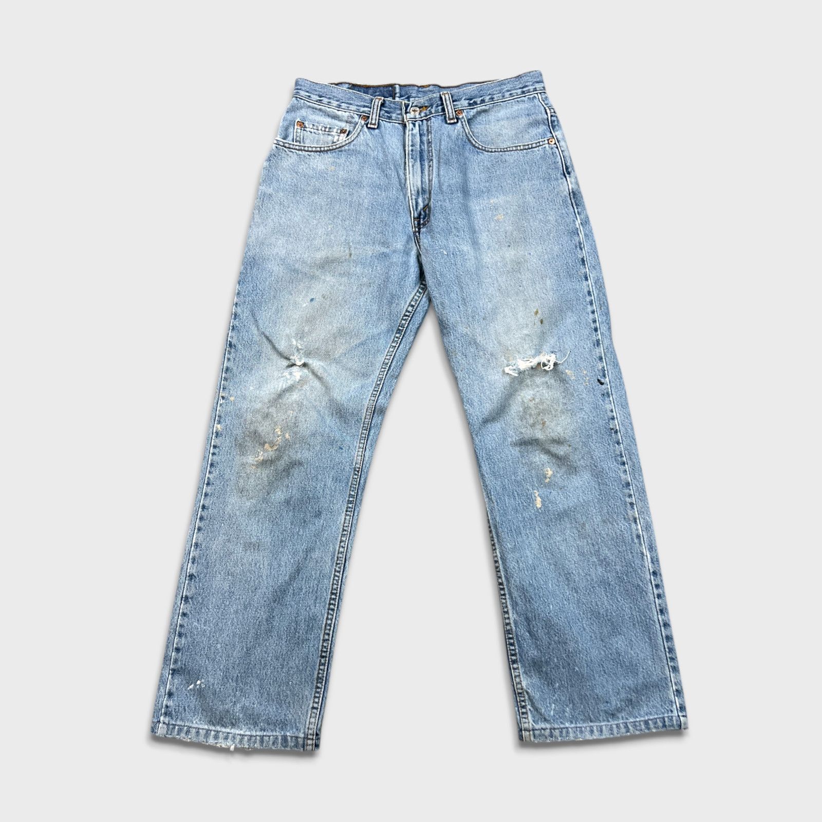 Levi's × Vintage VTG Levi's 528 Jeans 33x32 Metro Fit Distressed 90s Denim Size US 32 / EU 48 - 1 Thumbnail