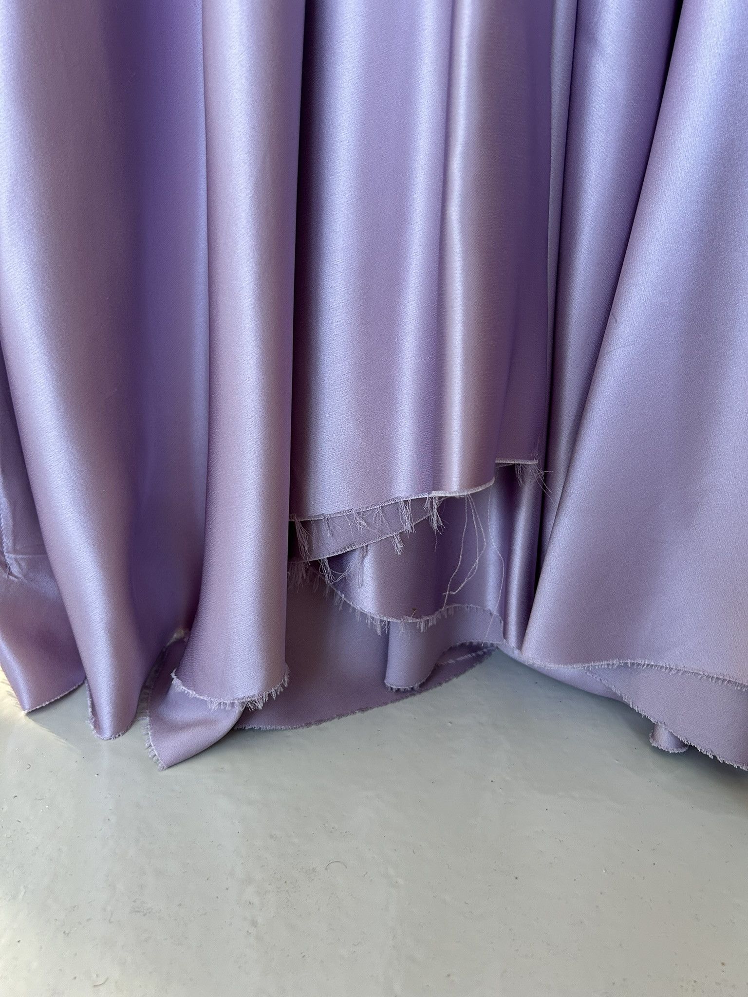 Balenciaga SS2018 Balenciaga silk ruffle loose long dress in lilac Size XS / US 0-2 / IT 36-38 - 10 Thumbnail