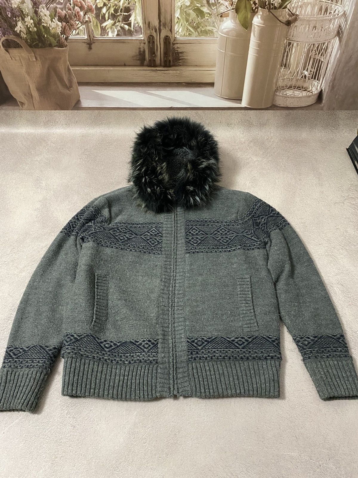 Japanese Brand × Vintage Avant Garde IF Six Was Nine style fur sweater hoodie Size US M / EU 48-50 / 2 - 1 Thumbnail