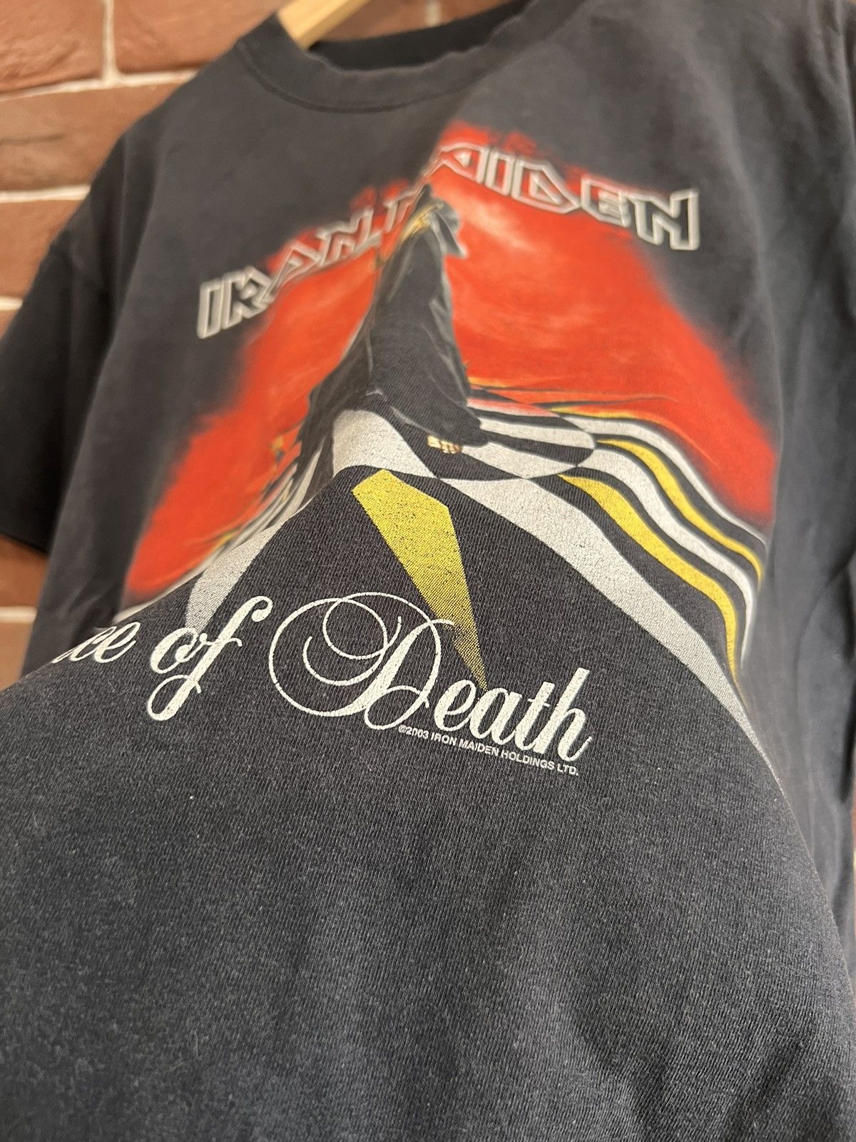 Band Tees Rare Vintage 2003 Iron Maiden Dance Death Metal Band Tee Size US L / EU 52-54 / 3 - 4 Thumbnail