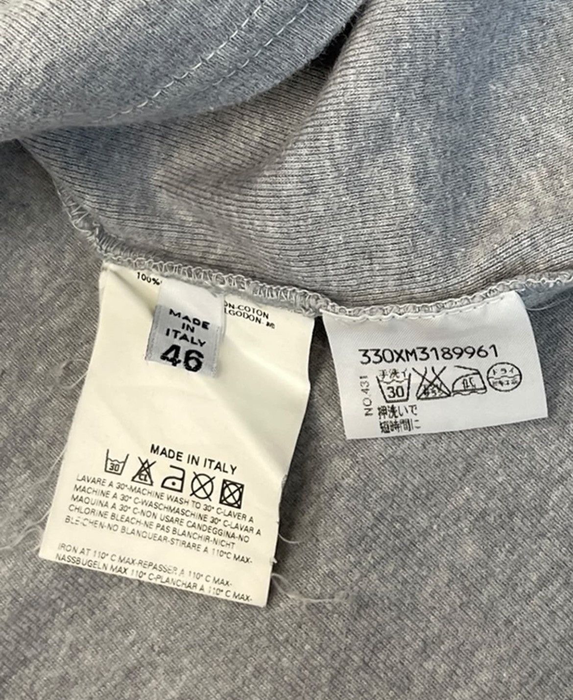 Maison Margiela masin margiela 01aw turtle neck Size US S / EU 44-46 / 1 - 4 Thumbnail