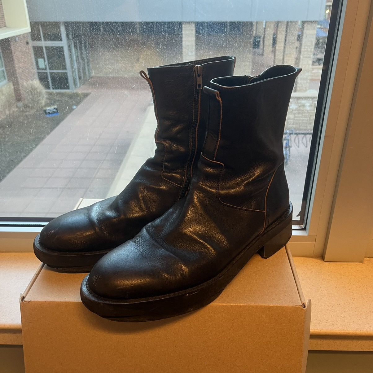 Ann Demeulemeester Zip Boots | Grailed