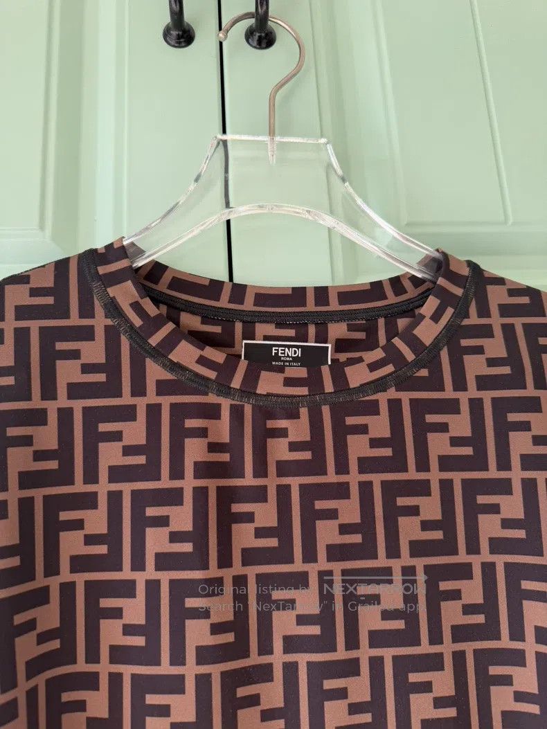 Fendi Fendi Classic Logo Printed Short-sleeve T-shirt - 96% Cott Size US S / EU 44-46 / 1 - 5 Thumbnail