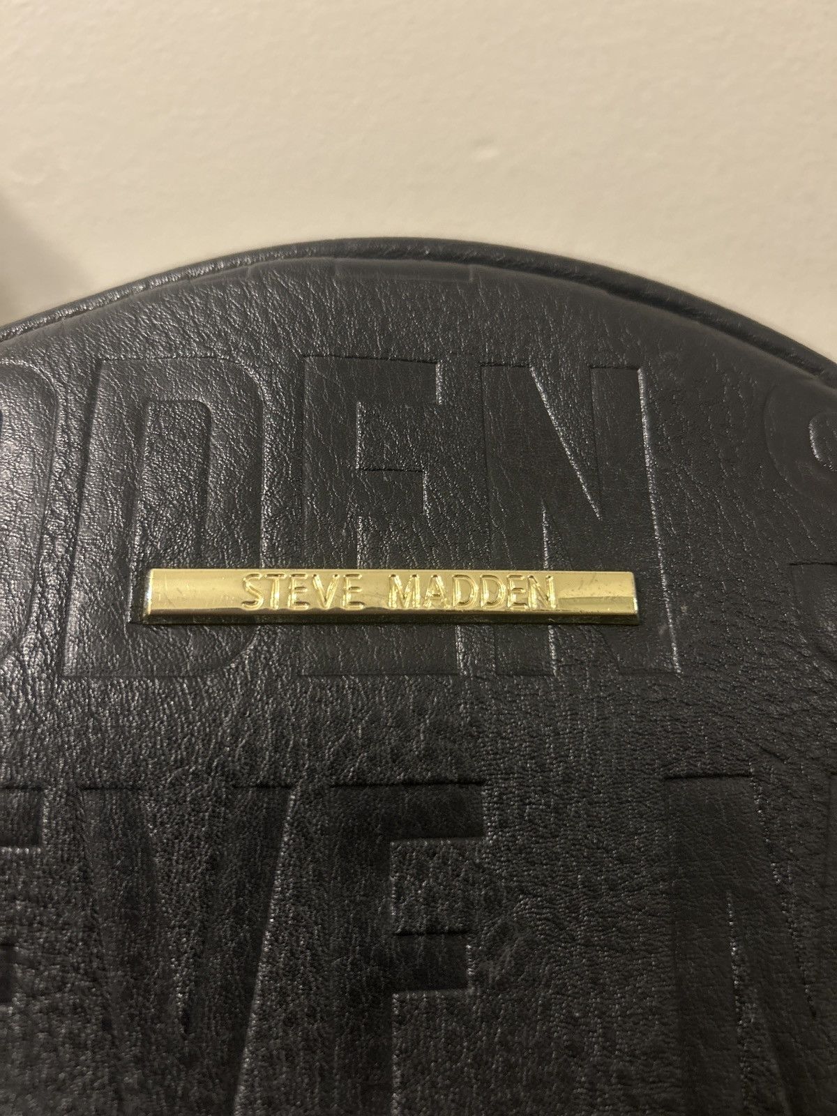 Steve Madden Steve Madden Logomania Black Mini Backpack Size ONE SIZE - 5 Thumbnail