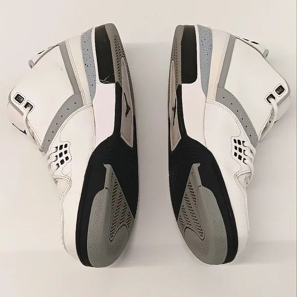Jordan Brand Jordan Men's Flight 23 Cement 'White Black' Sneakers- US13 Size US 13 / EU 46 - 5 Thumbnail