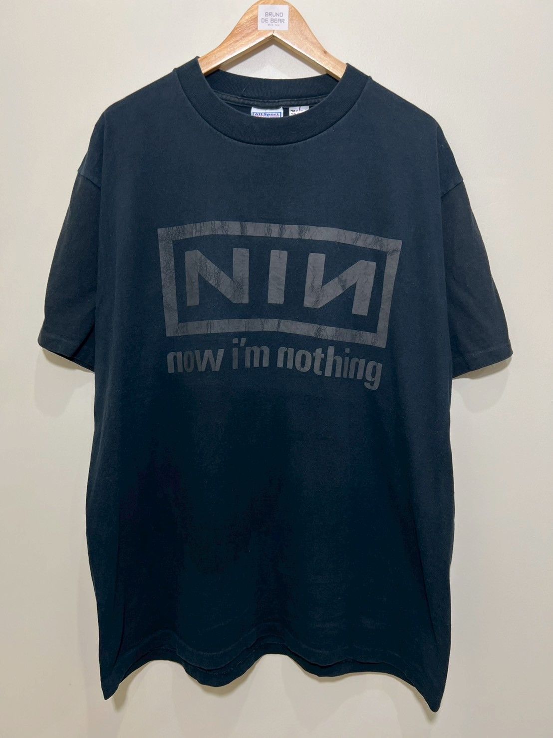 Band Tees × Vintage Vintage 1994's NIN Nine Inch Nails "Now I'm Nothing" bnz01 Size US XL / EU 56 / 4 - 3 Thumbnail
