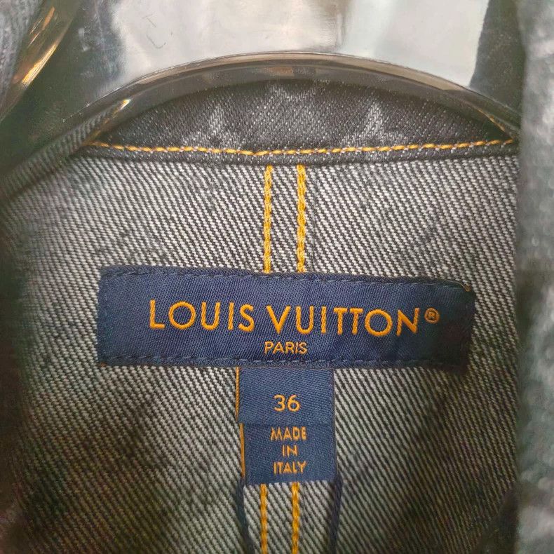 Louis Vuitton Louis Vuitton SS25 Retro Full Print Slim Fit Denim Jacket 2 Size XS / US 0-2 / IT 36-38 - 5 Thumbnail