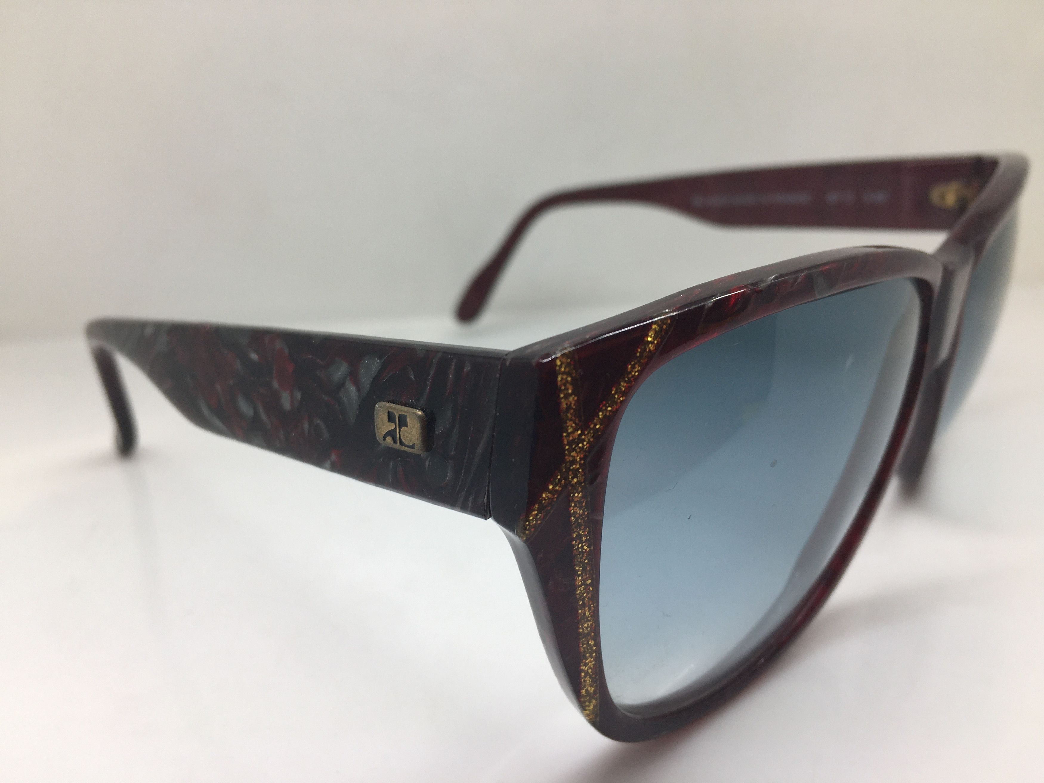 Courreges Vintage 70s Courreges8712 Woman Oversize Sunglasses France Size ONE SIZE - 1 Thumbnail