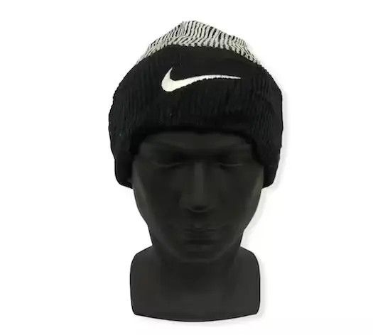 Nike × Vintage Vintage Nike Swoosh Logo beanie Size ONE SIZE - 1 Thumbnail