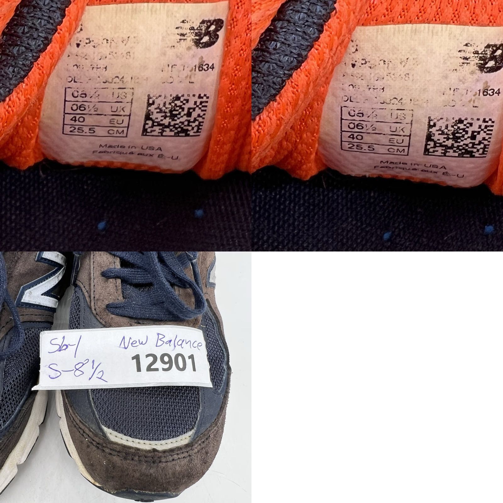 New Balance VINTAGE New Balance Sneakers Men Size 8.5 US 990v4 Made in USA Low Top Athletic Comfort Running & Jogging Blue/Orange Size US 8.5 / EU 41-42 - 8 Thumbnail