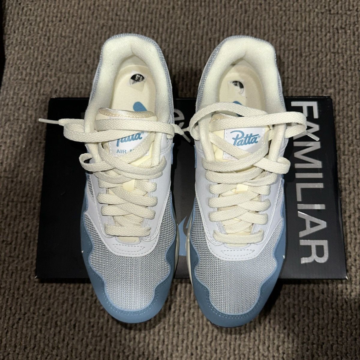 Nike × Patta Nike Air Max 1 Patta Waves Noise Aqua Size US 6.5 / EU 39-40 - 3 Thumbnail