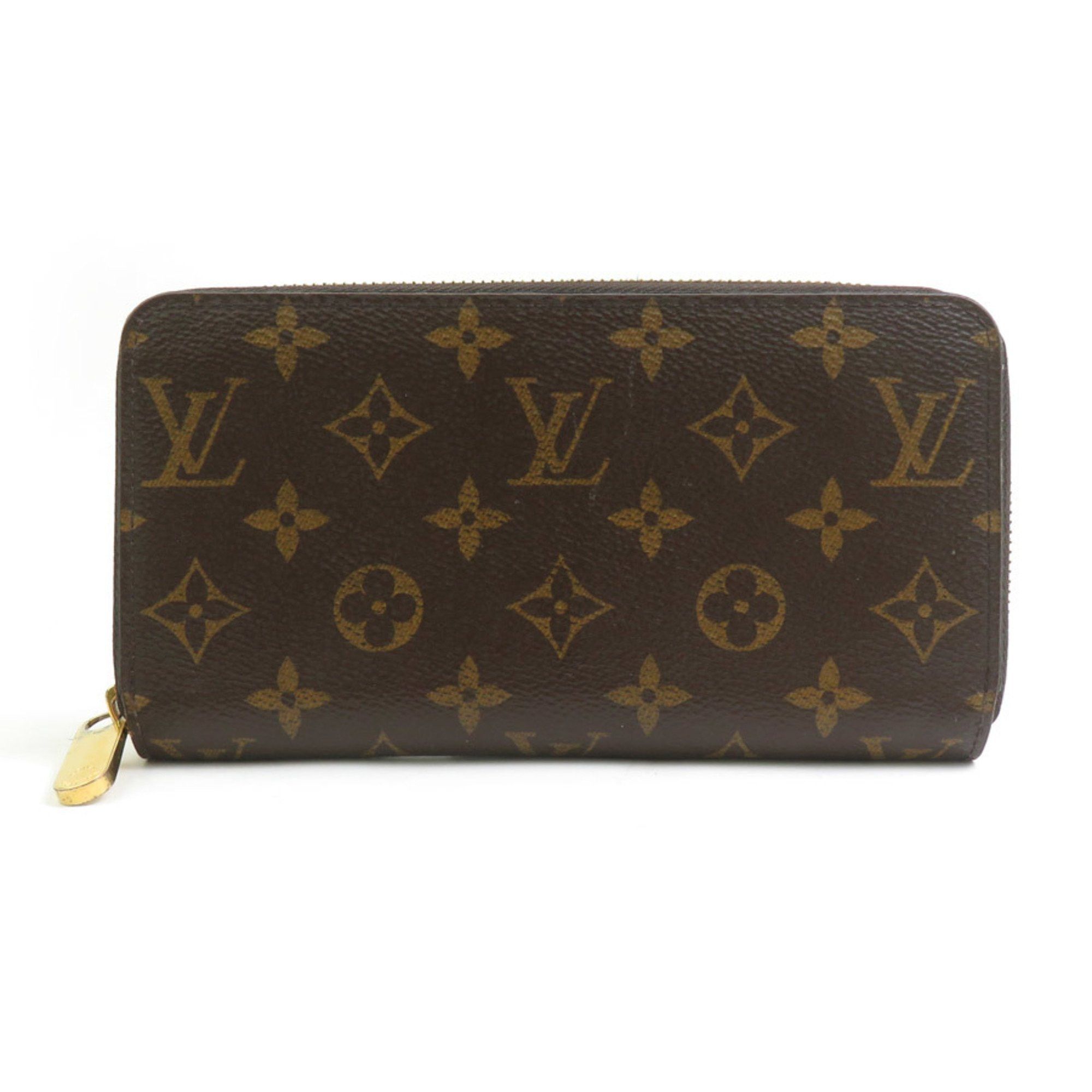 Louis Vuitton Louis Vuitton Round Long Wallet Monogram Zippy Canvas Brown Men's Women's M42616 h31248a Size ONE SIZE - 1 Thumbnail