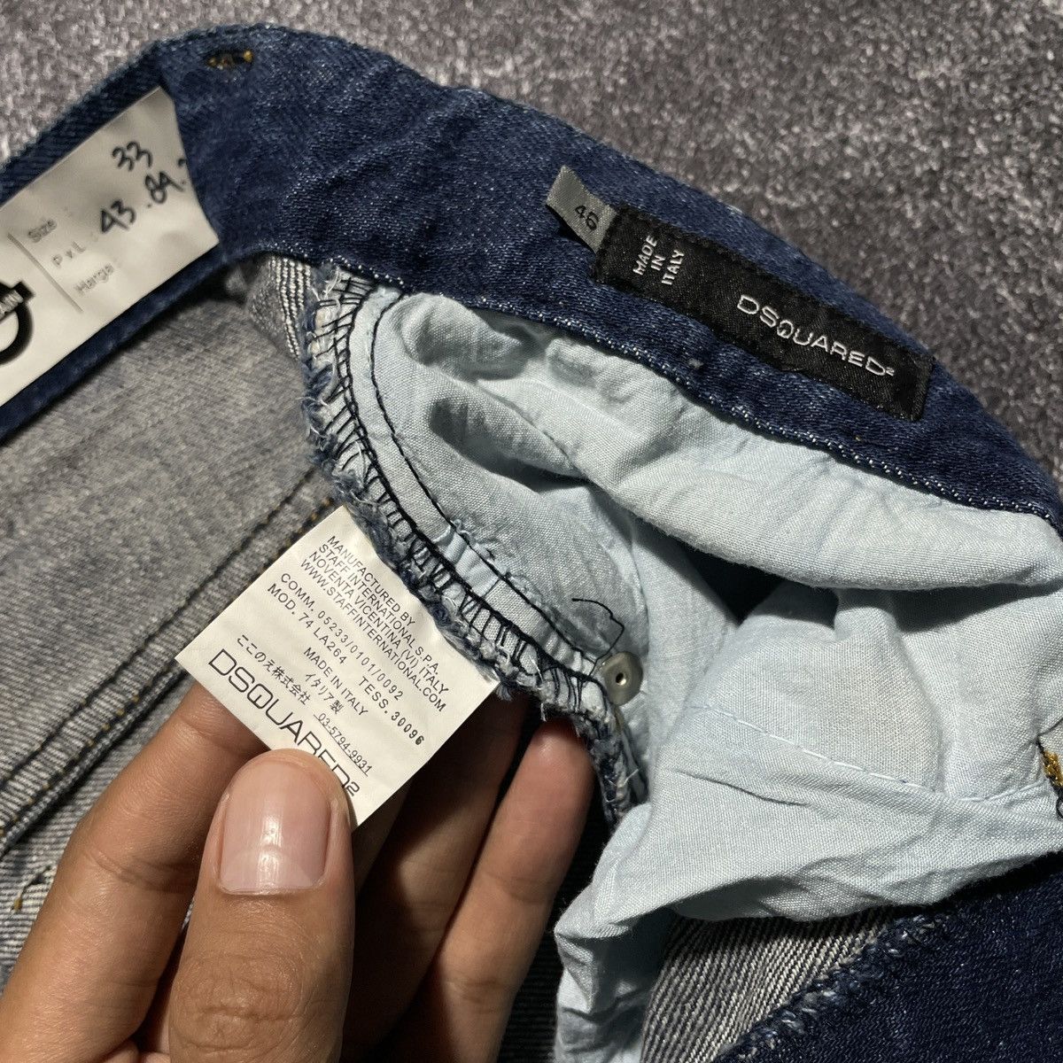 Dsquared2 × Vintage Dsquared Ripped Pants Size 28" / US 6 / IT 42 - 4 Thumbnail