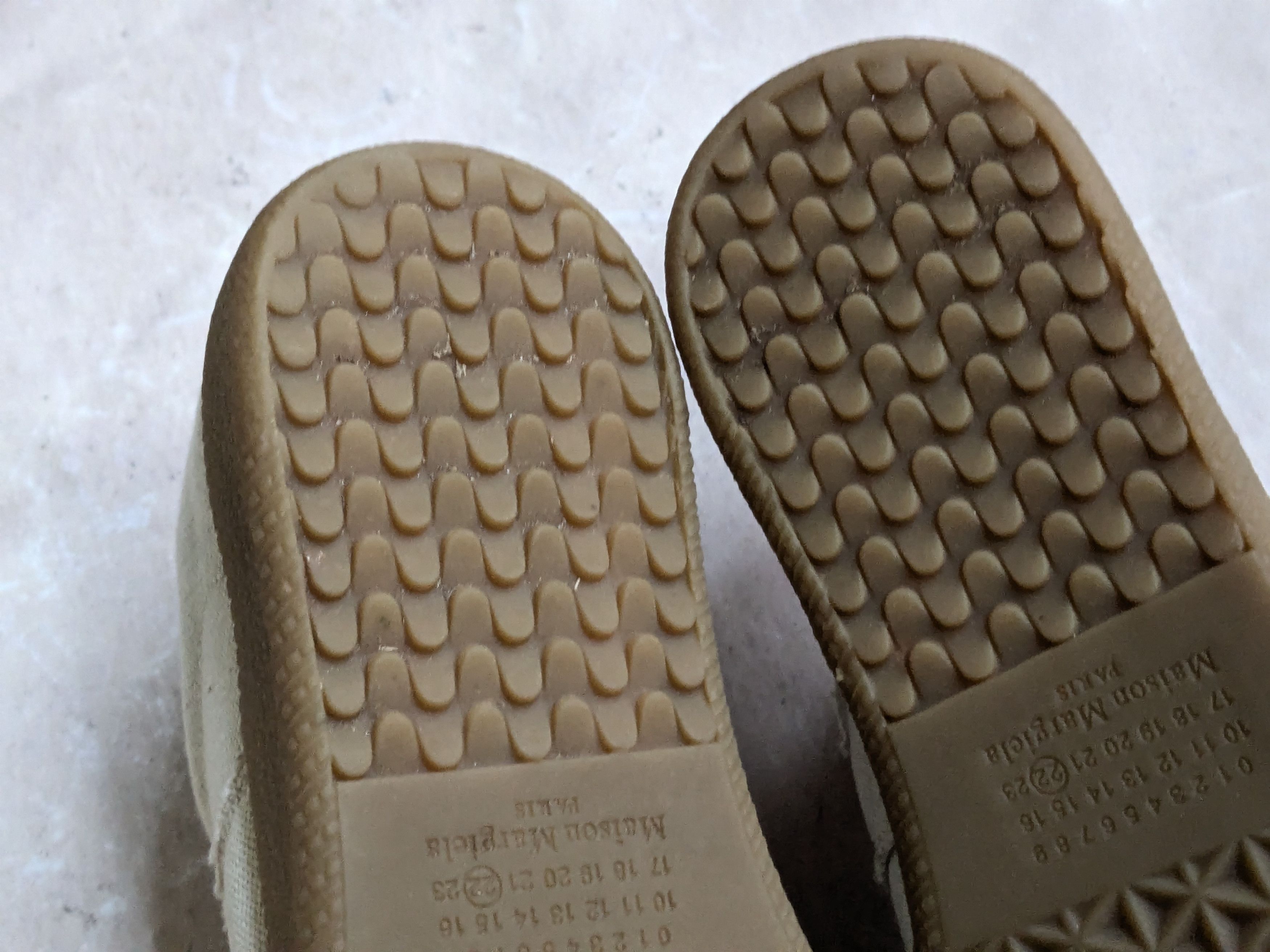 Jewelry Maison Margiela Replica GAT Beige Canvas Low 37 7 Size US 7 / IT 37 - 17 Thumbnail