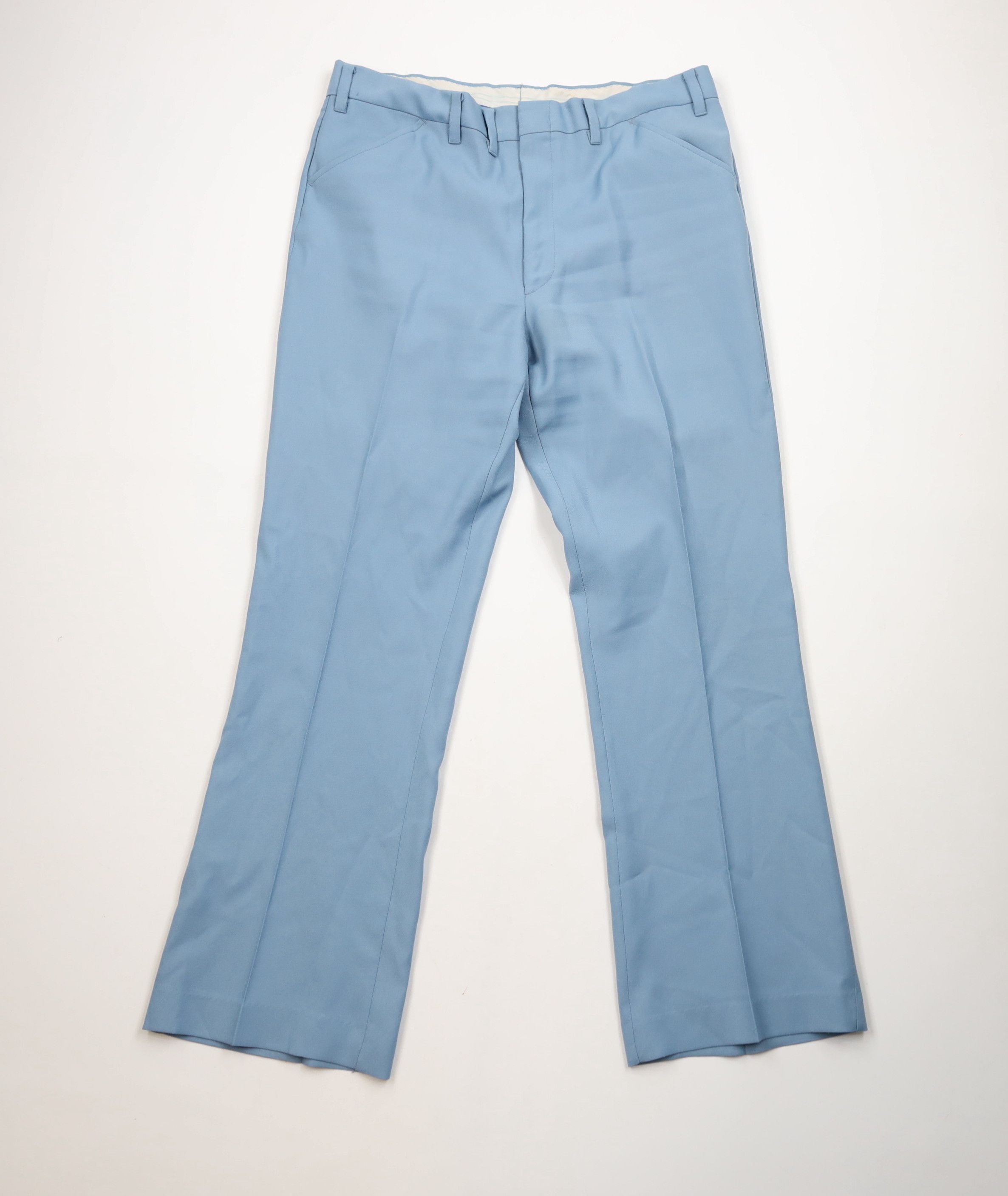 Vintage Vintage 70s Streetwear Chino Pants Carolina Blue USA Size US 36 / EU 52 - 1 Thumbnail