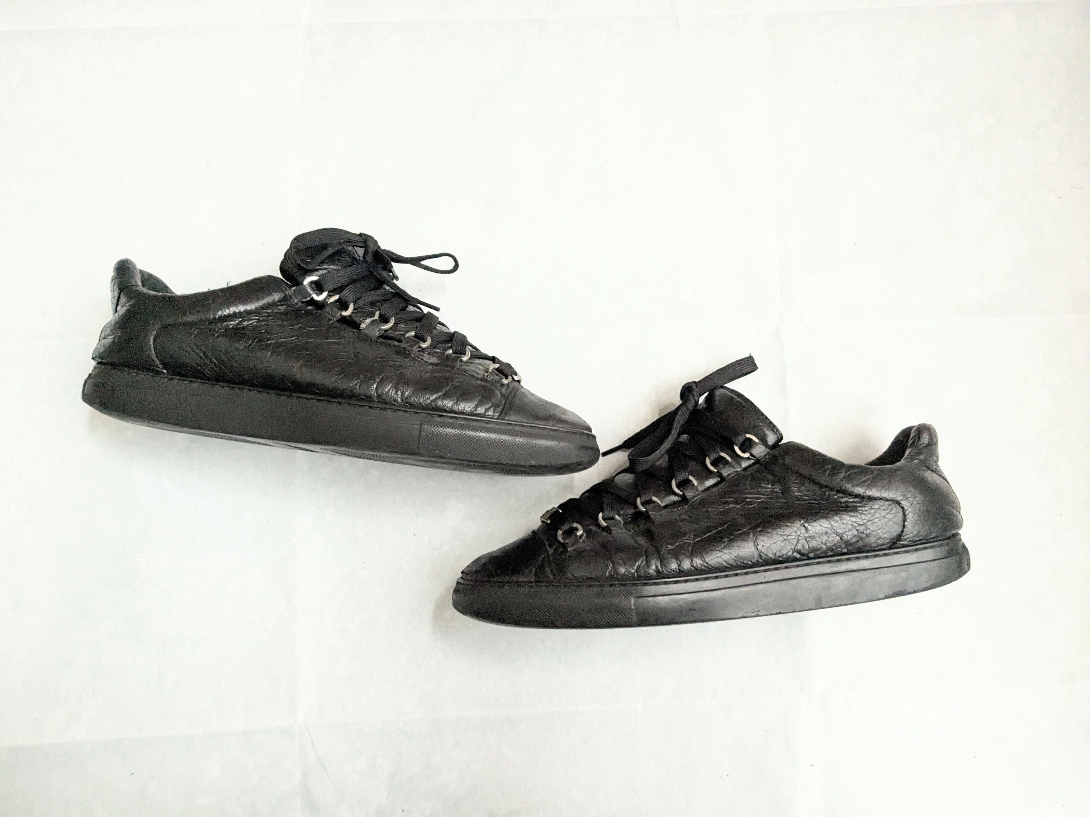 Balenciaga Arena Black 11 Low Top Leather