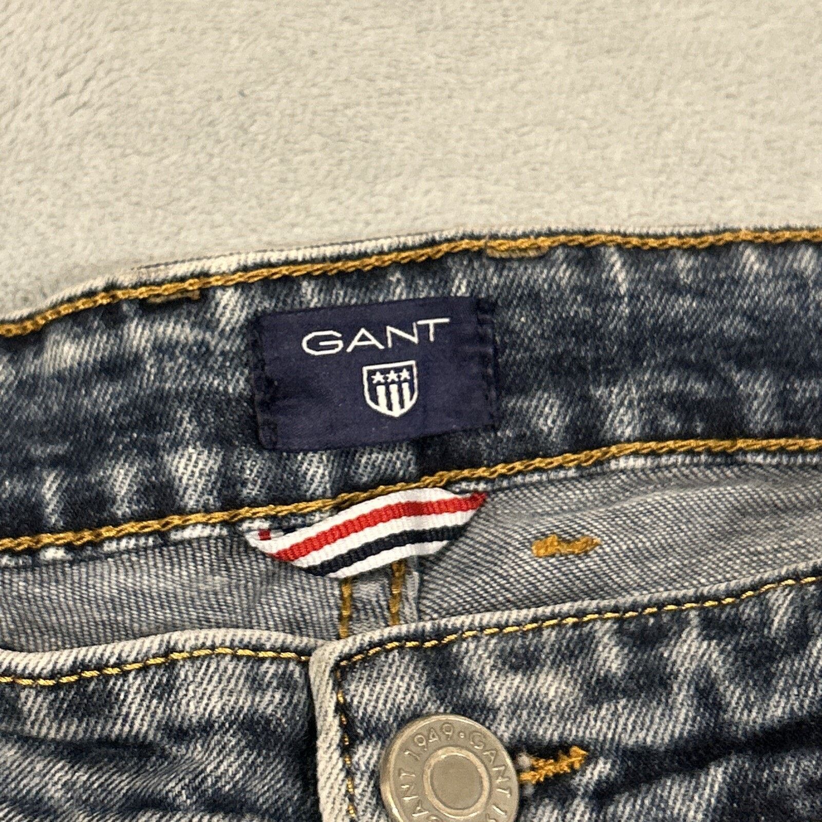Gant Gant Jeans Mens 34x26 Straight loose Classic Student Western Size 34" / US 12 / IT 48 - 5 Thumbnail