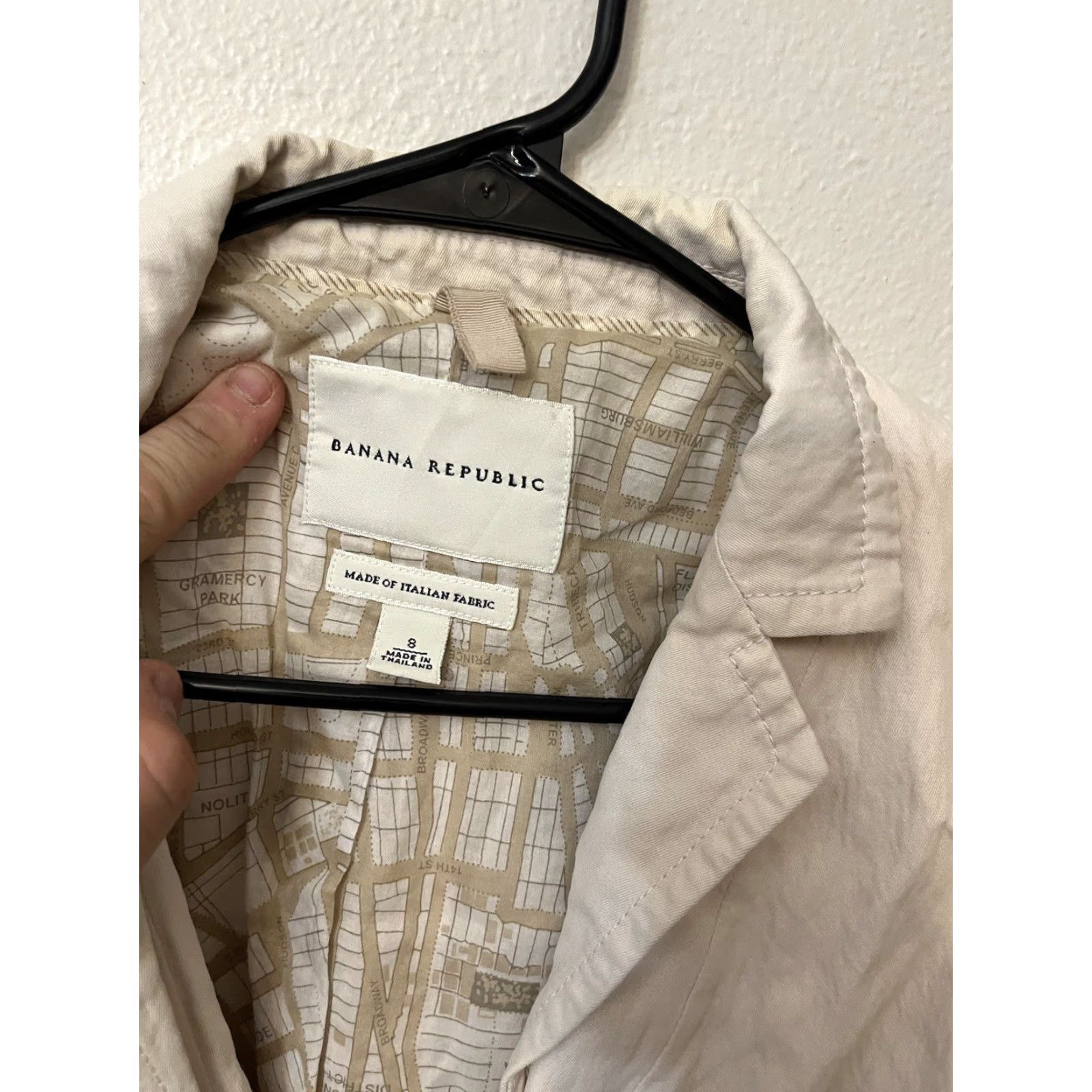Banana Republic VINTAGE Banana Republic Women's Blazer Jacket Size 8 Pink Italian Fabric Short Single-Breasted Casual Business Workwear Size M / US 6-8 / IT 42-44 - 2 Thumbnail