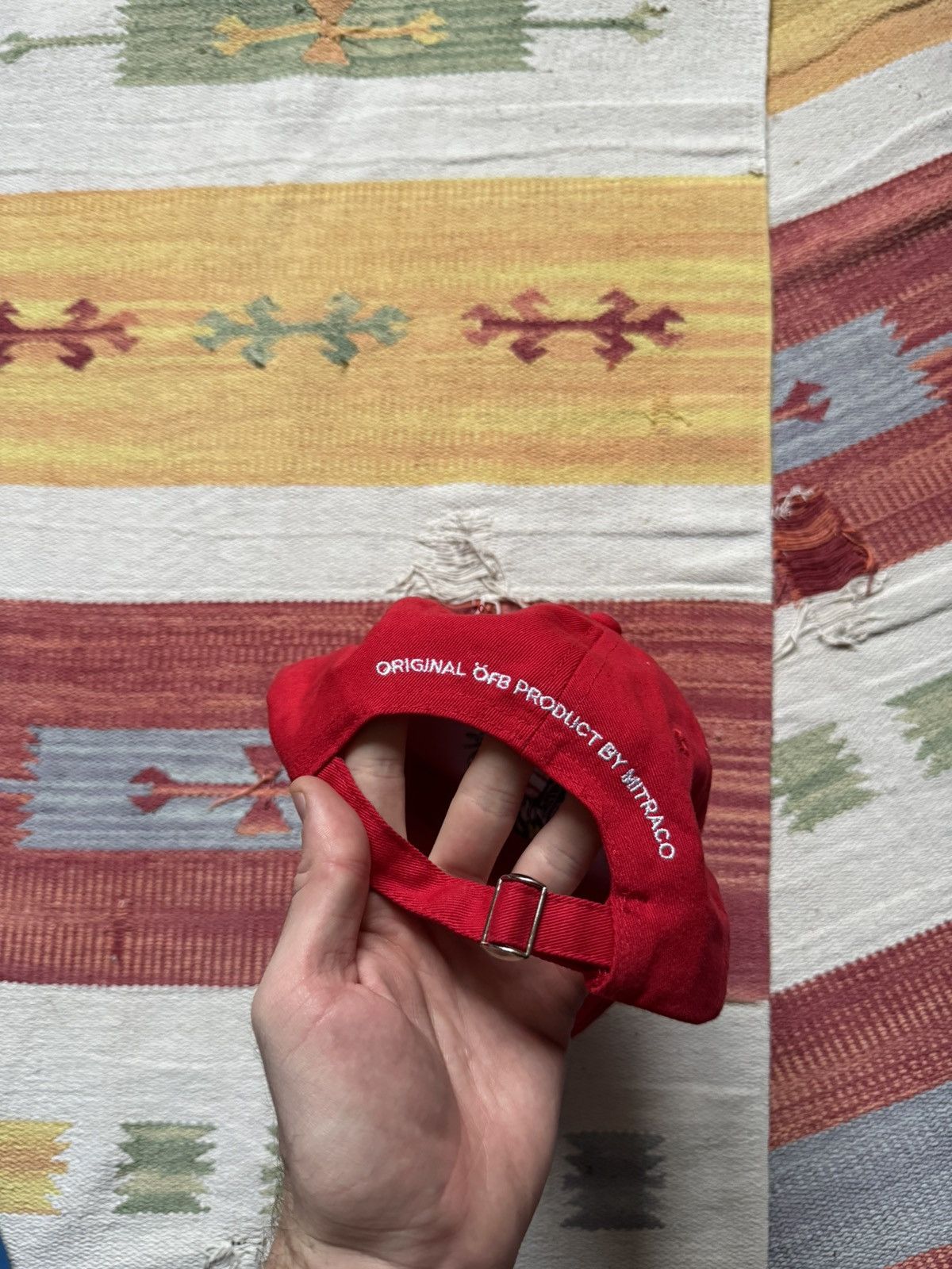 Formula 1 OFB By Mitraco Austria Team y2k Racing Red Hat Size ONE SIZE - 5 Thumbnail