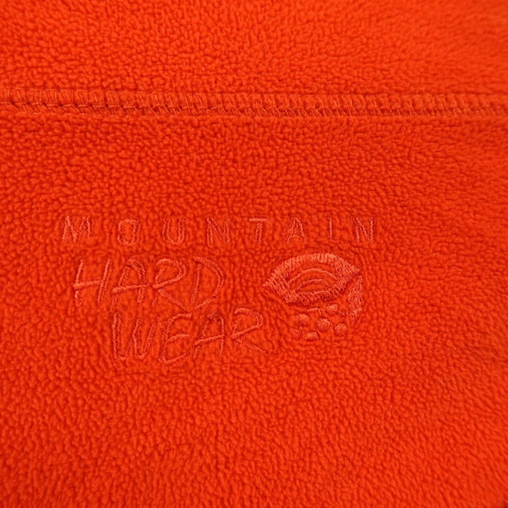 Mountain Hardwear Mountain Hardwear Jacket L Orange Microchill Fleece Pile Zip Sweater Hiking Mens Size US L / EU 52-54 / 3 - 4 Thumbnail