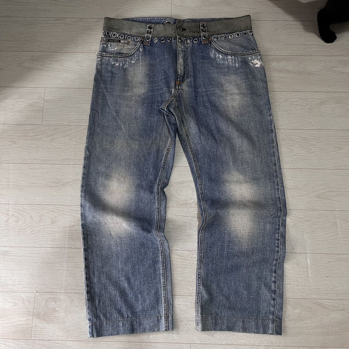 Dolce & Gabbana Vintage Dolce & Gabbana studded jeans Size US 34 / EU 50 - 2 Thumbnail