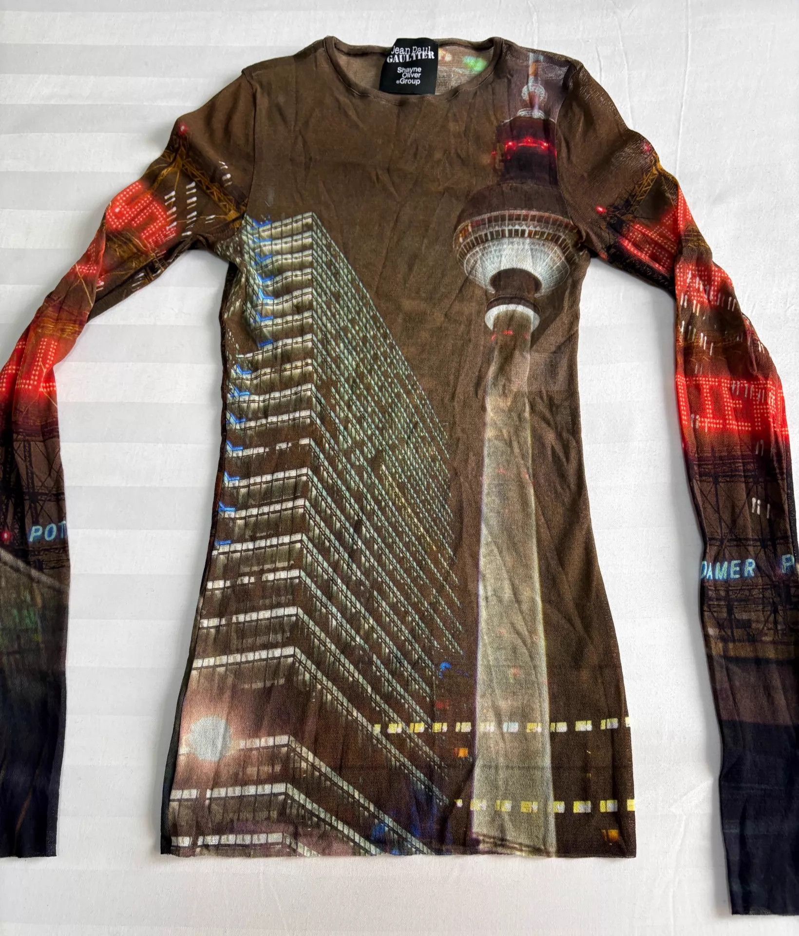 Shyne JPG x Shayne Oliver City Night Mesh Top XS Size XS / US 0-2 / IT 36-38 - 2 Thumbnail