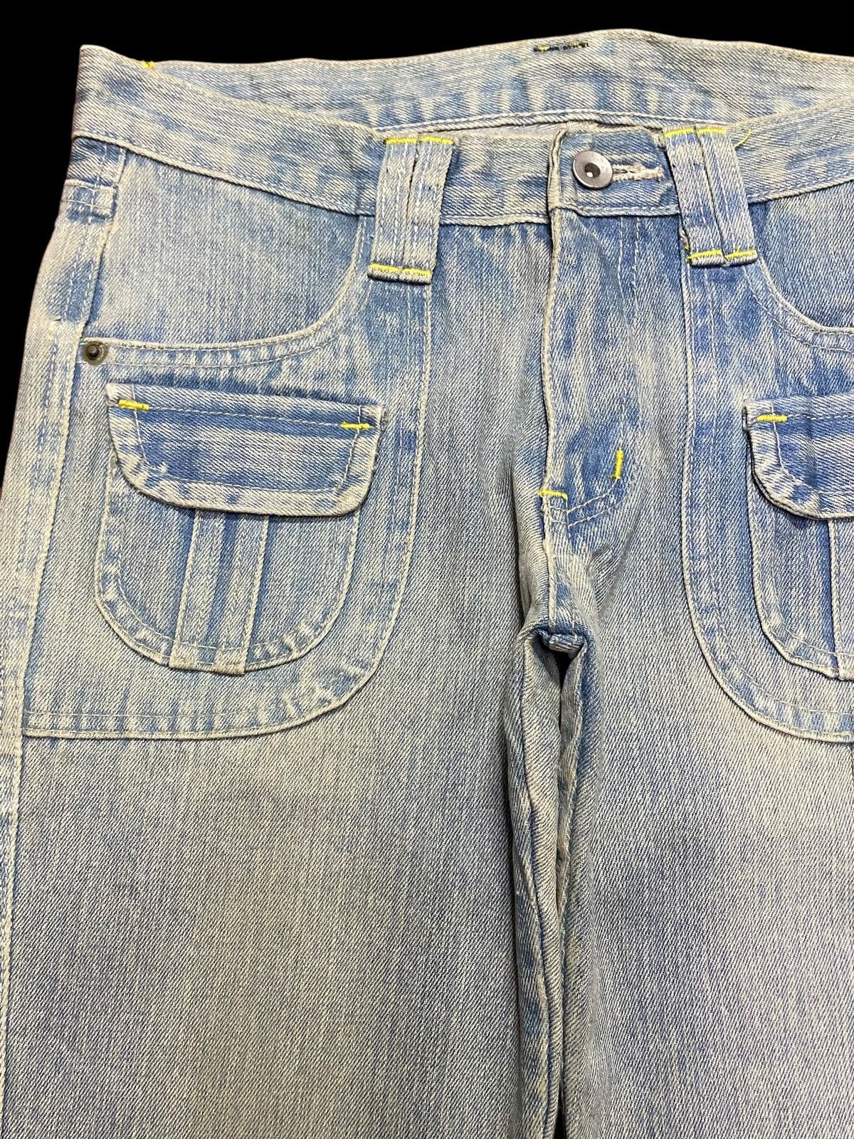 Japanese Brand Vintage Japanese Brand Mud Wash Bush Skinny Zip Leg Jeans Size US 30 / EU 46 - 9 Thumbnail