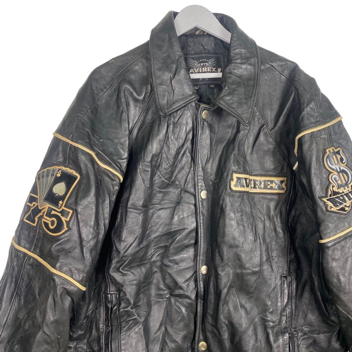 Avirex 💥 VINTAGE AVIREX VARSITY ALLSTAR HI-ROLLER VARSITY JACKET Size US XXL / EU 58 / 5 - 6 Thumbnail