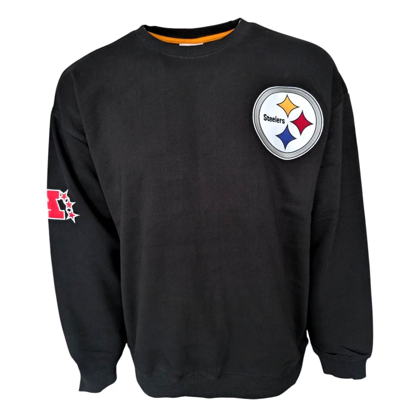 Mitchell & Ness Mitchell & Ness Throwback Crew – Pittsburgh Steelers XL Jumper Men Size US XL / EU 56 / 4 - 2 Thumbnail