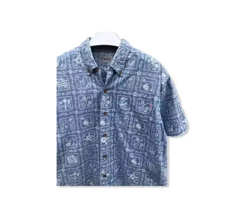 Disney × Mickey Mouse Mickey House Hawaiian Button Up Shirt Size US M / EU 48-50 / 2 - 2 Thumbnail