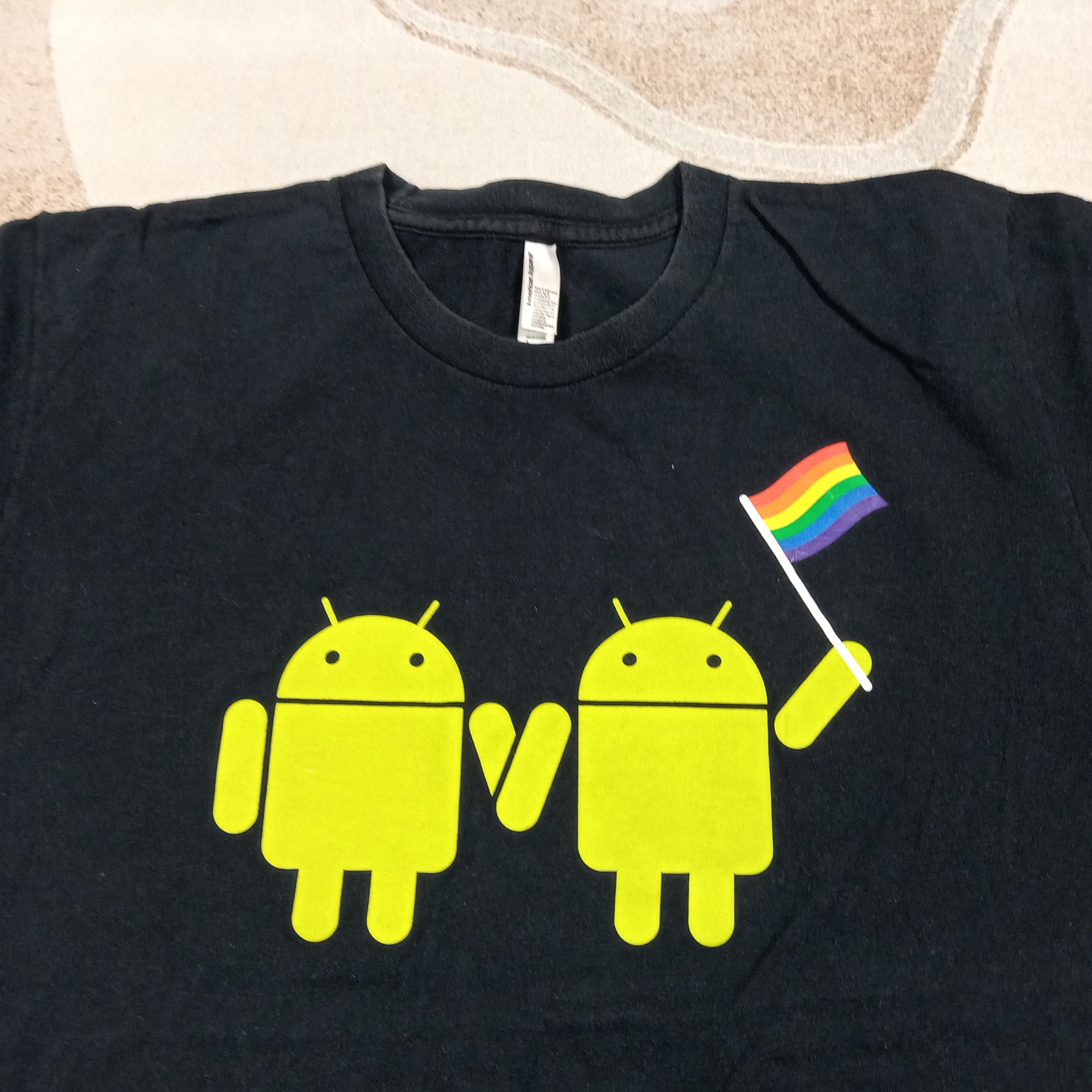 Android Homme Google Android American LGBTQ Tshirt C285N59 Size US L / EU 52-54 / 3 - 2 Thumbnail