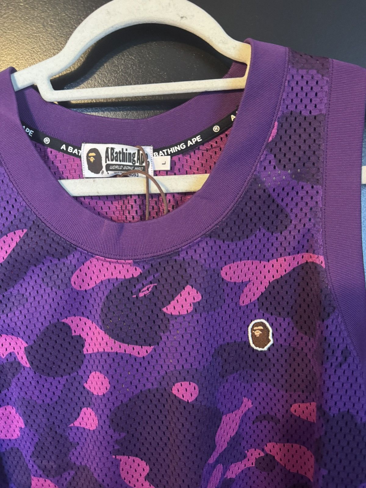 Bape Bape purple camp jersey Size US L / EU 52-54 / 3 - 2 Thumbnail