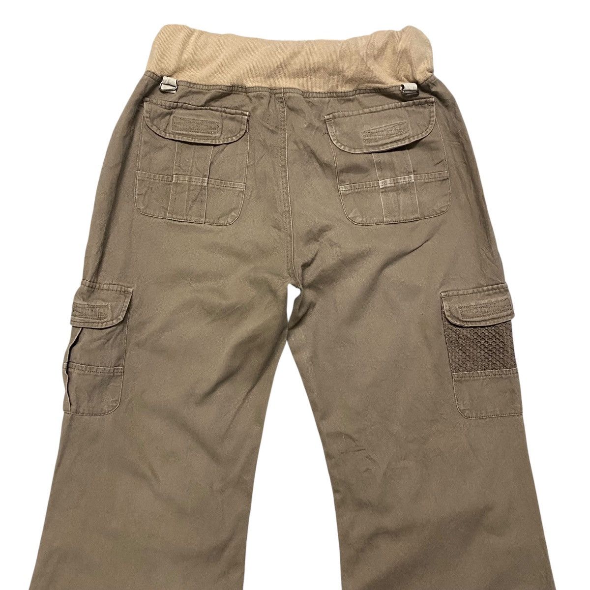 Japanese Brand Black Baccara Parachute Cargo Flare Pants Size US 34 / EU 50 - 9 Thumbnail
