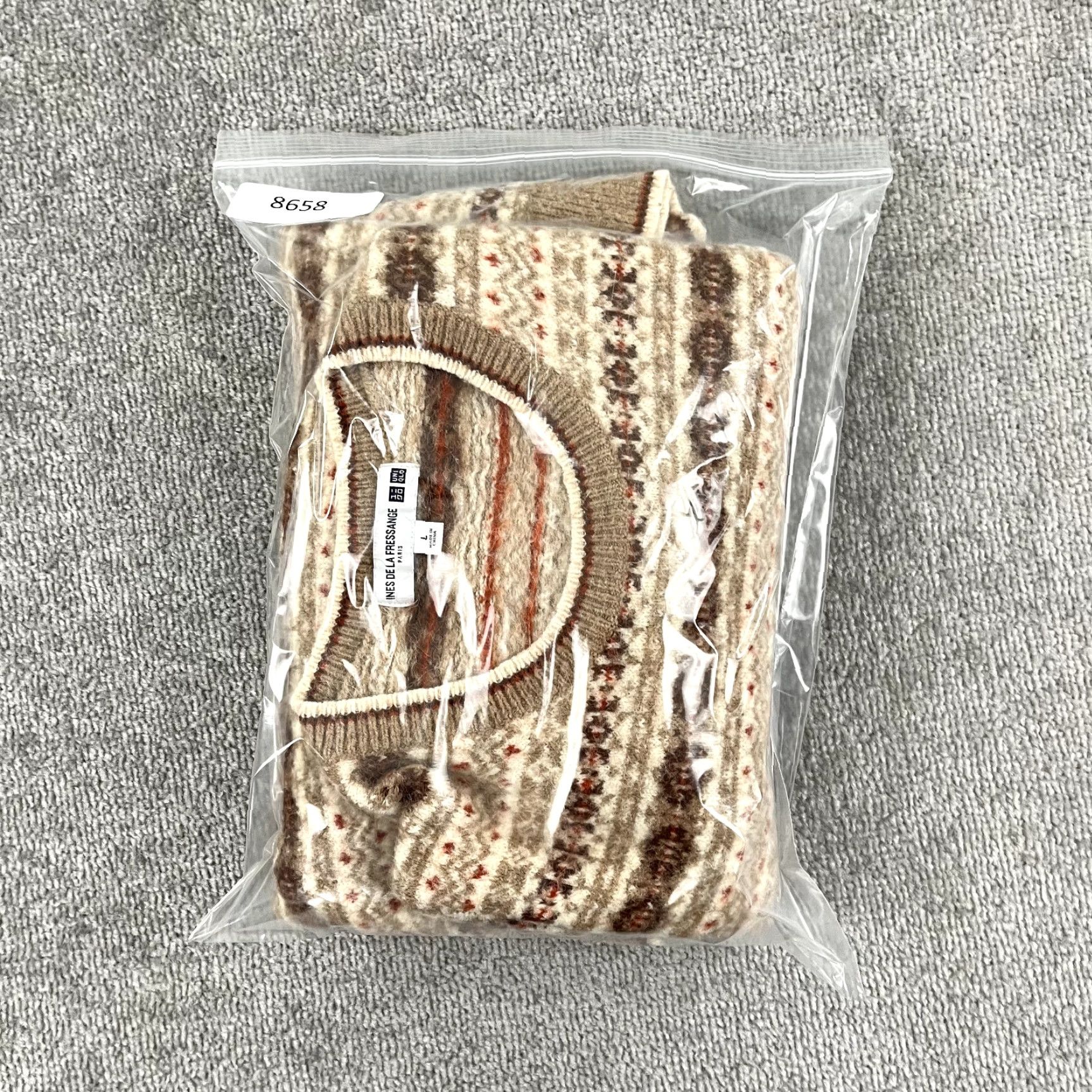 Uniqlo VINTAGE UNIQLO INES DE LA FRESSANGE Sweater Shirt Women Brown Alpaca Wool Crew Neck L Size L / US 10 / IT 46 - 8 Thumbnail