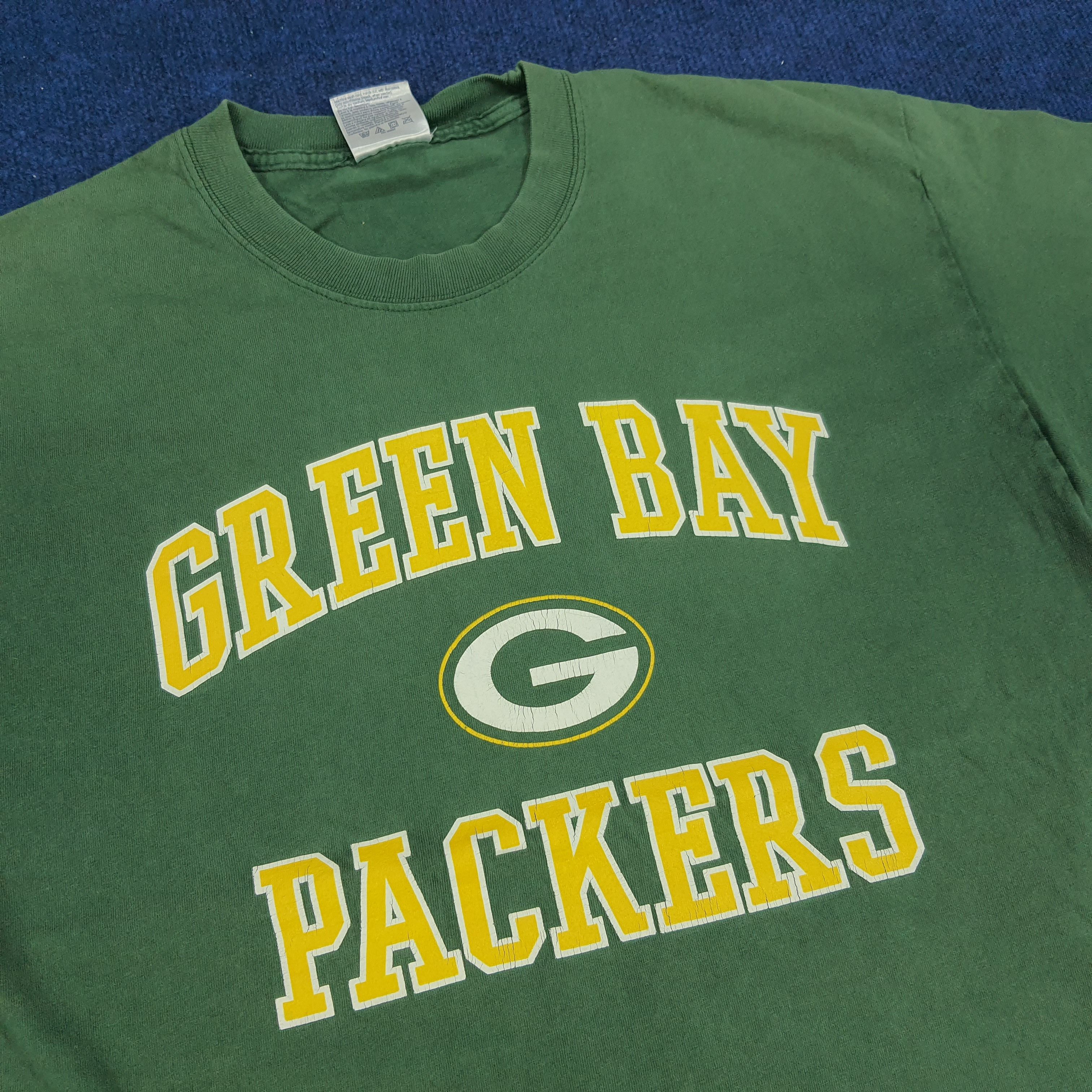 NFL × Vintage Vintage NFL Green Bay Packers Sports Team Tshirt Size US M / EU 48-50 / 2 - 2 Thumbnail