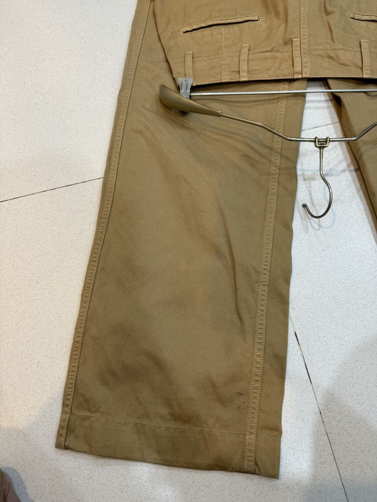 Nigel Cabourn Wide Leg Nigel Cabourn Military Chino Pants Size US 30 / EU 46 - 5 Thumbnail
