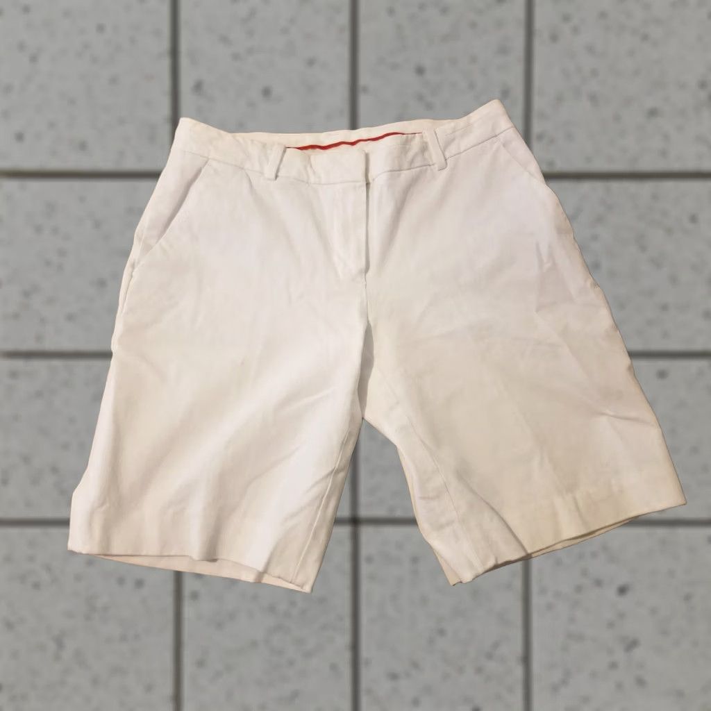 Brooks Brothers Womens Brooks Brothers Shorts White Cotton Chino Size 4 Size 27" / US 4 / IT 40 - 1 Thumbnail