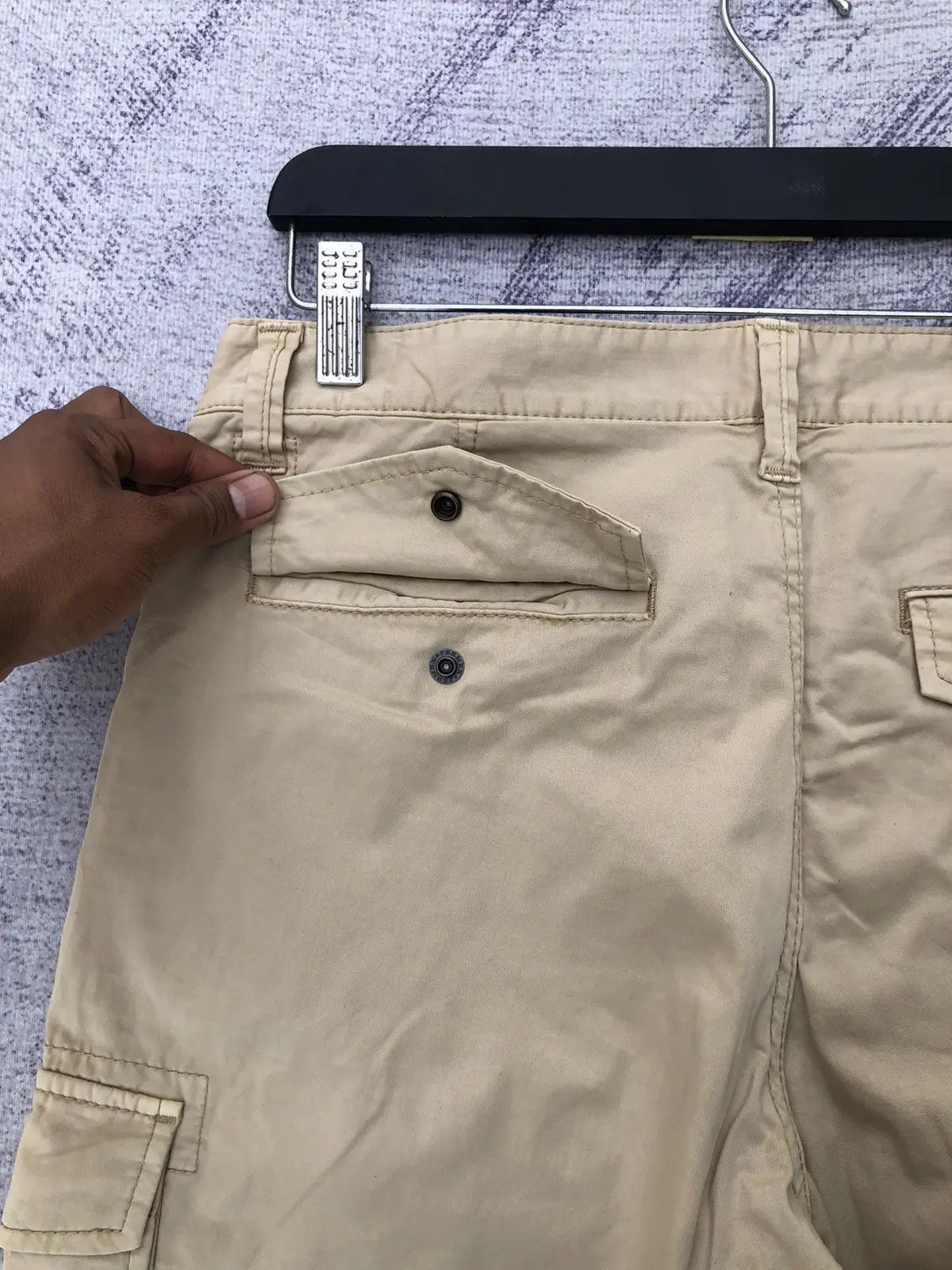 Designer × Japanese Brand Vintge Cargo Multipocket Tactical x Croppes Pant W32 x L37.5 Size US 32 / EU 48 - 13 Thumbnail