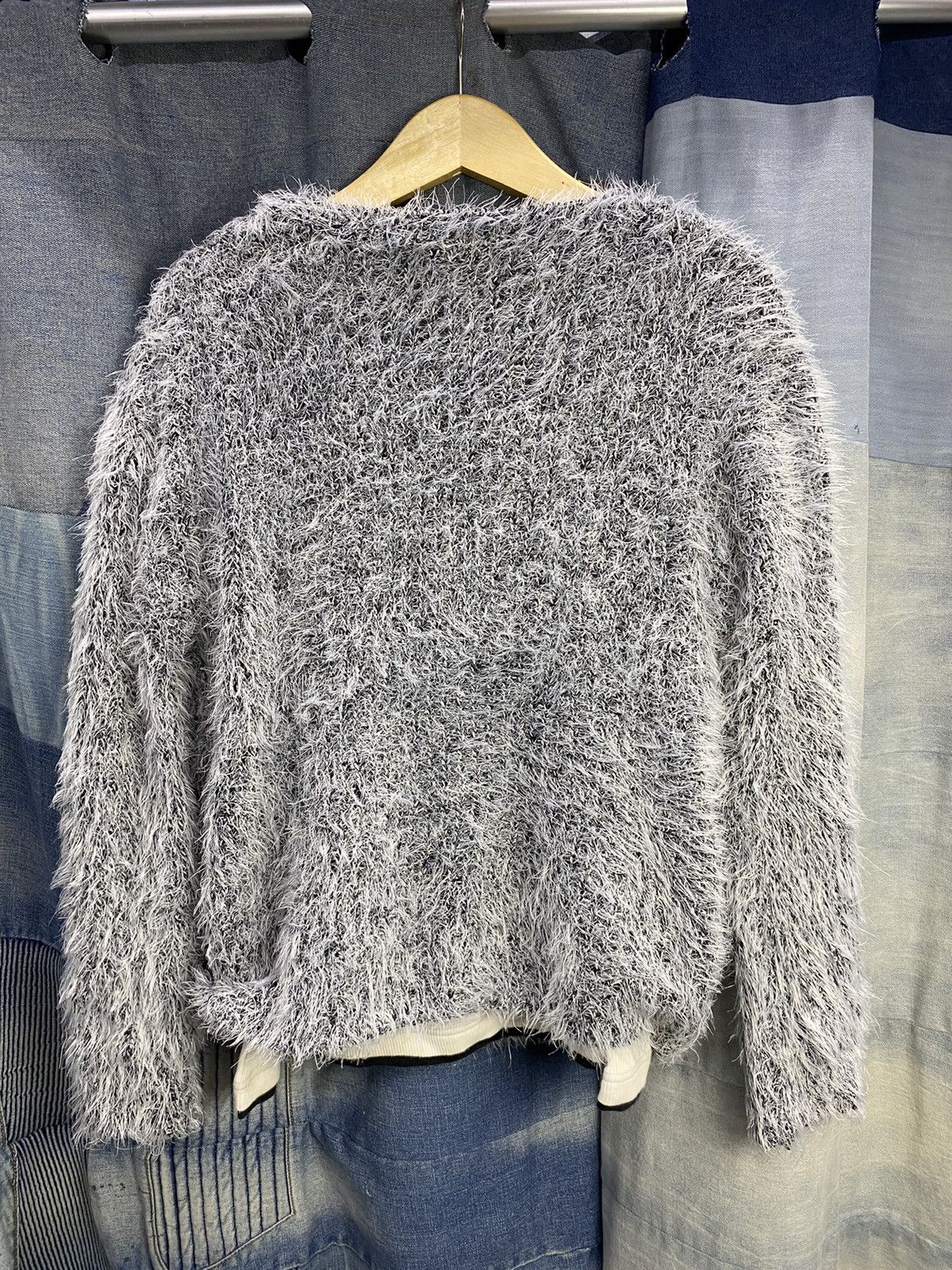 Beauty Beast × Hysteric Glamour × Japanese Brand Fuzzy Mohair Grunge chu XXX Kurt Cobain Style Size US M / EU 48-50 / 2 - 8 Thumbnail