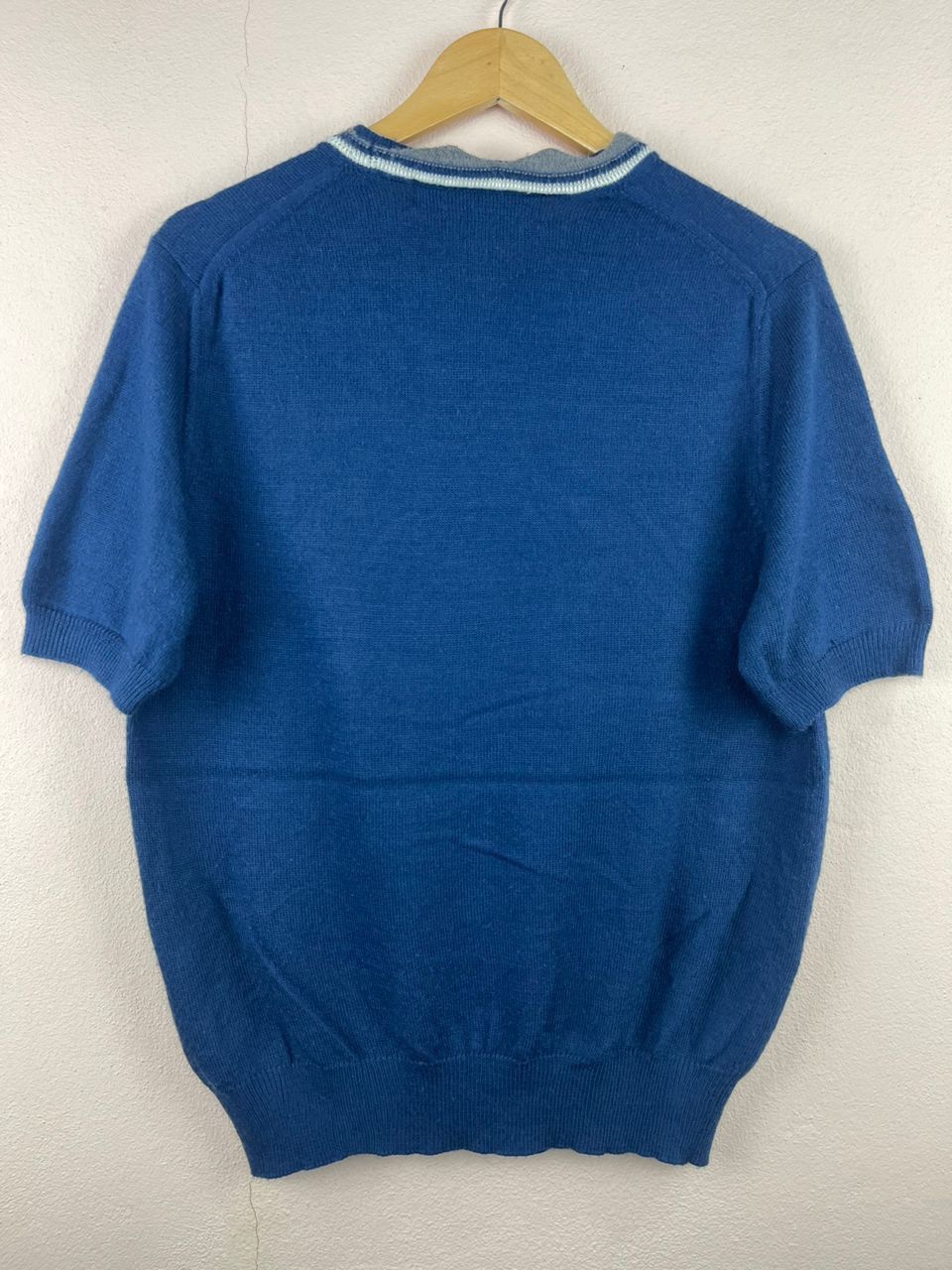 Comme des Garcons Homme Plus × Japanese Brand × Rei Kawakubo AD1998 Short Sleeve Knit Sweater Size US M / EU 48-50 / 2 - 13 Thumbnail