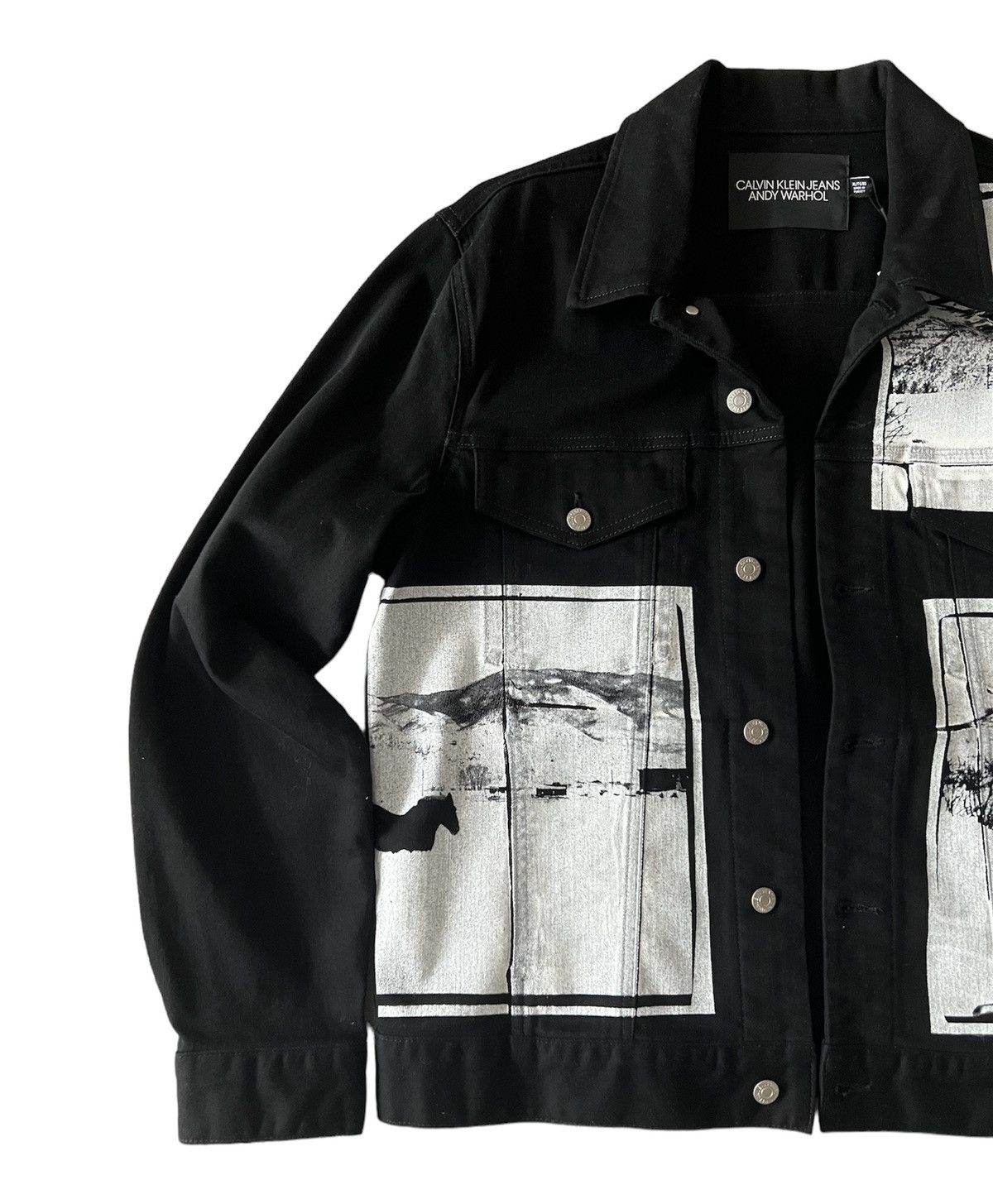 Raf Simons Andy Warhol Denim Jacket Fall 2018 Calvin Klein X Andy