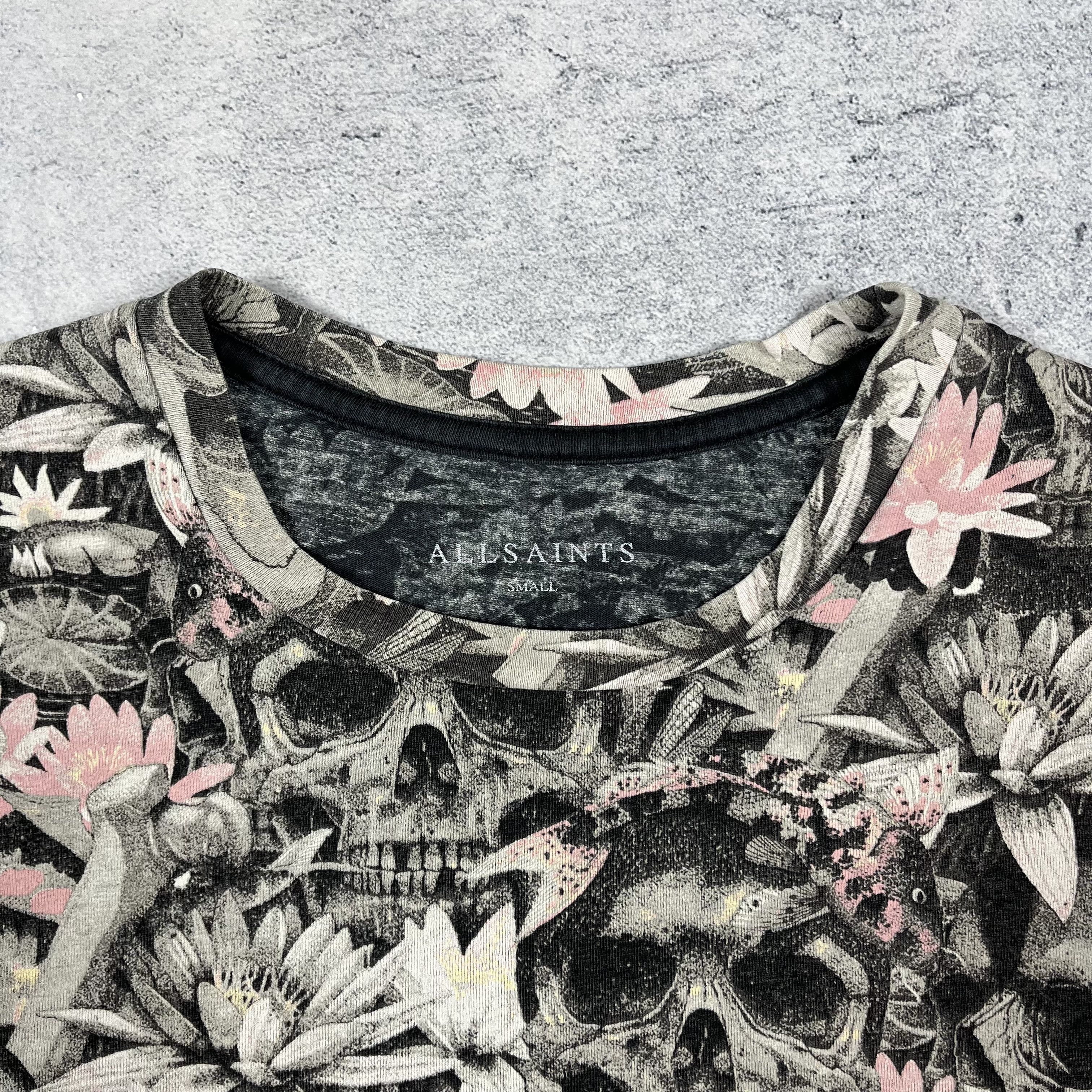 Allsaints Designer AllSaints All Over Print Pound Crew T Shirt Size US S / EU 44-46 / 1 - 10 Thumbnail