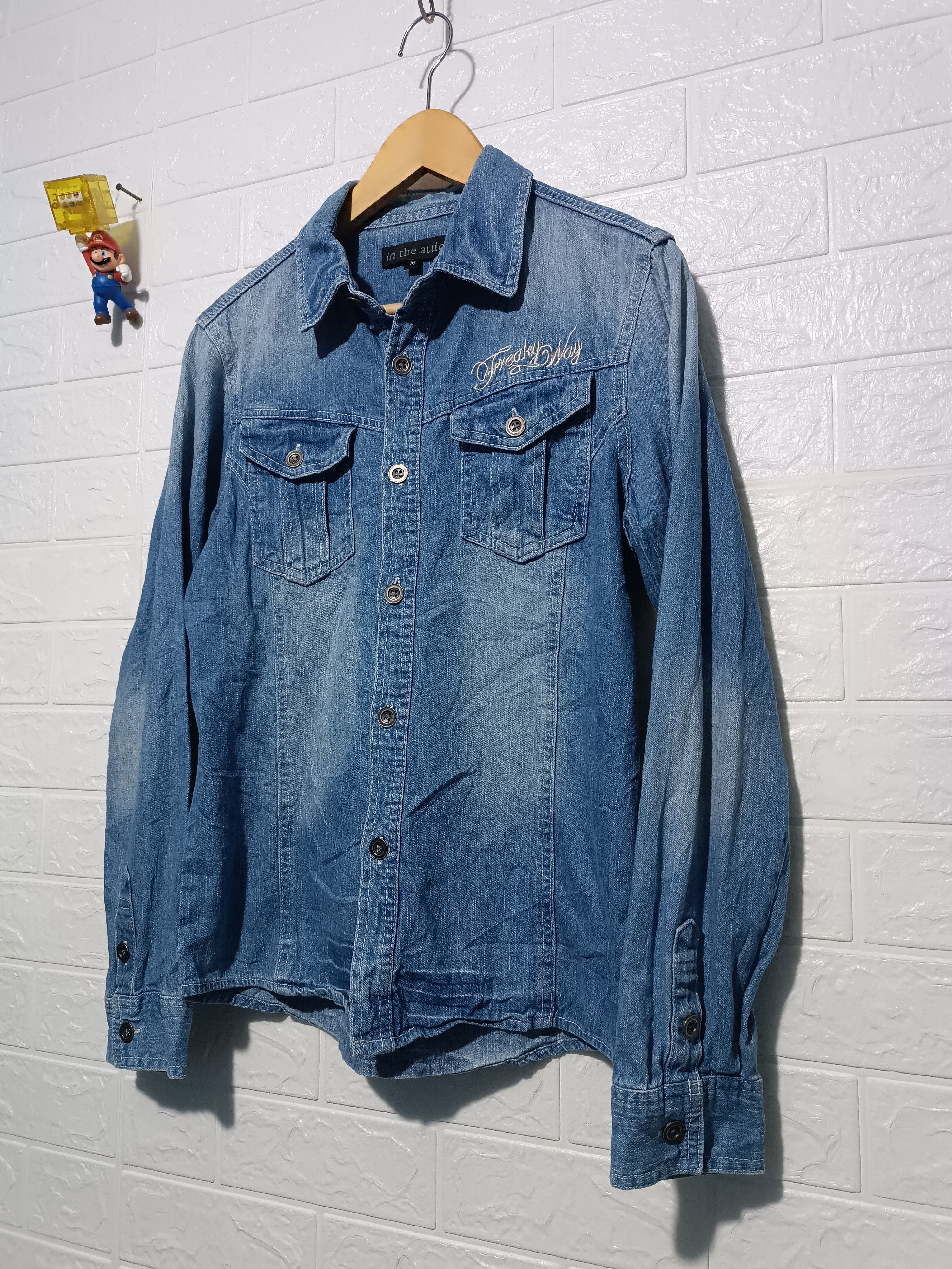 In The Attic In The Attic Denim Shirt Work Embroidery Size US M / EU 48-50 / 2 - 5 Thumbnail