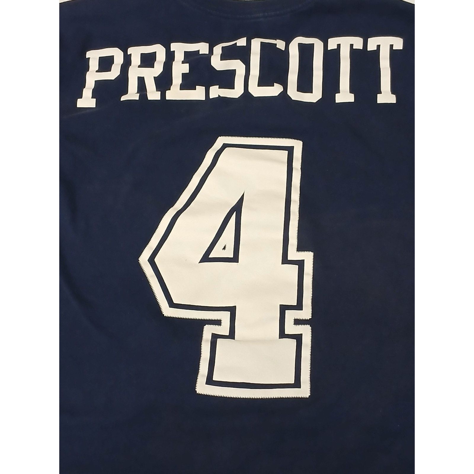 Nike Nike Tee (Medium) Blue NFL Dallas Cowboys #4 Crop Shirt Size US M / EU 48-50 / 2 - 9 Thumbnail