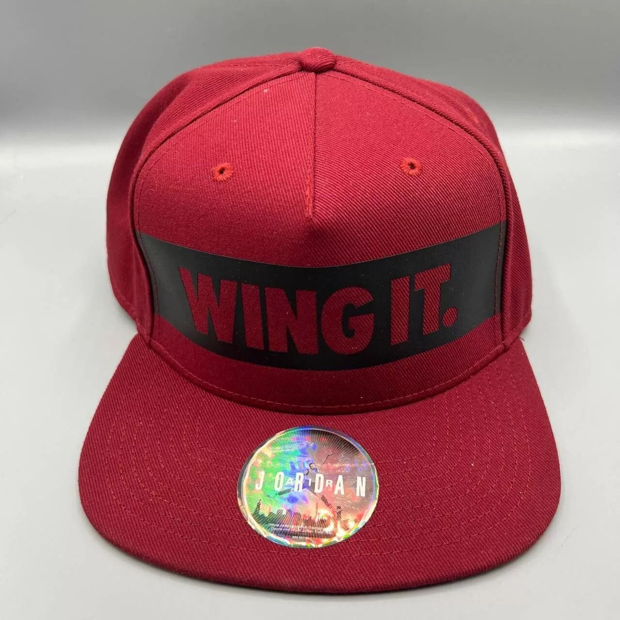 Jordan Brand Air Jordan Hat Men Red Wing It Jumpman Snap Back Cap Size ONE SIZE - 1 Thumbnail